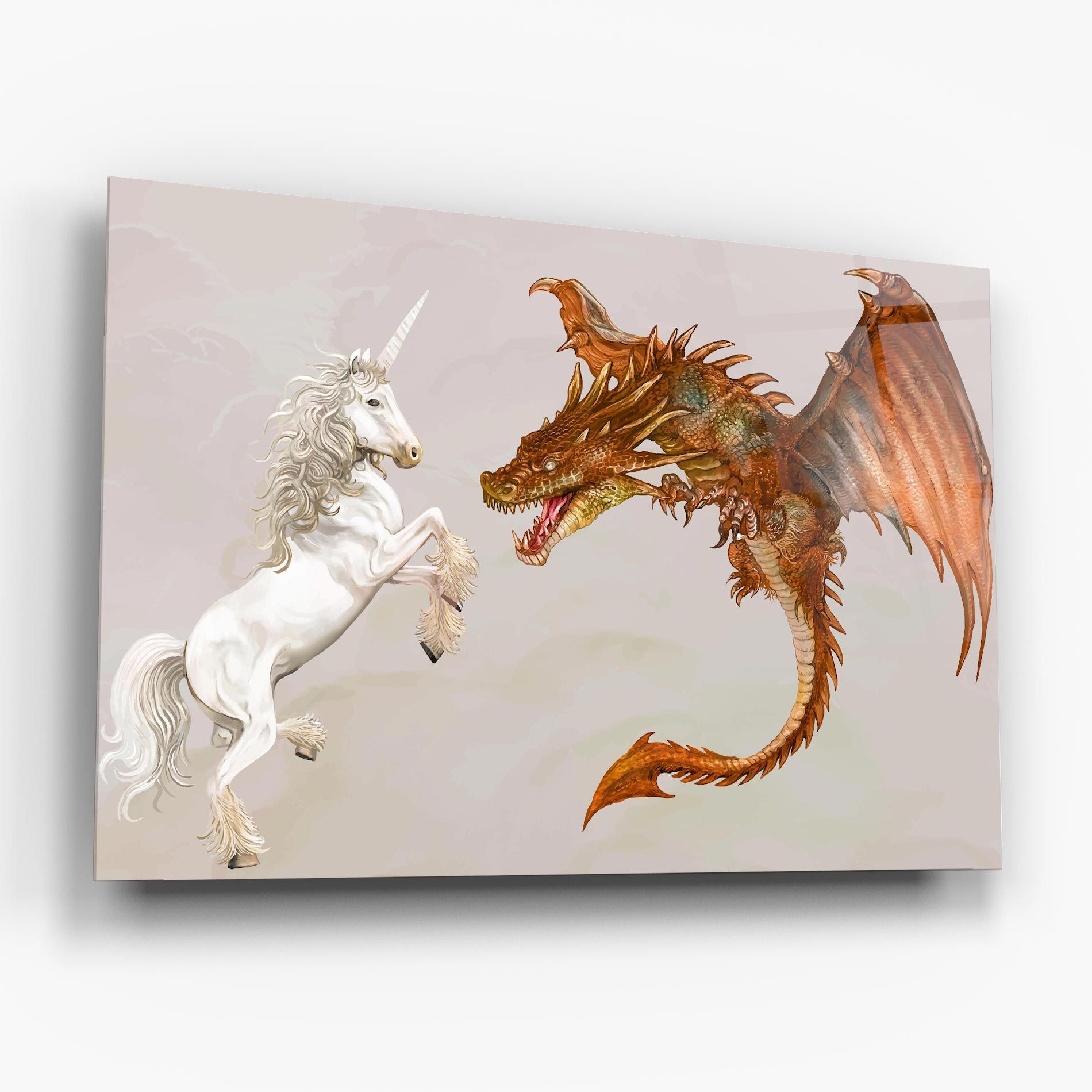 Unicorn And Dragon mockup 6