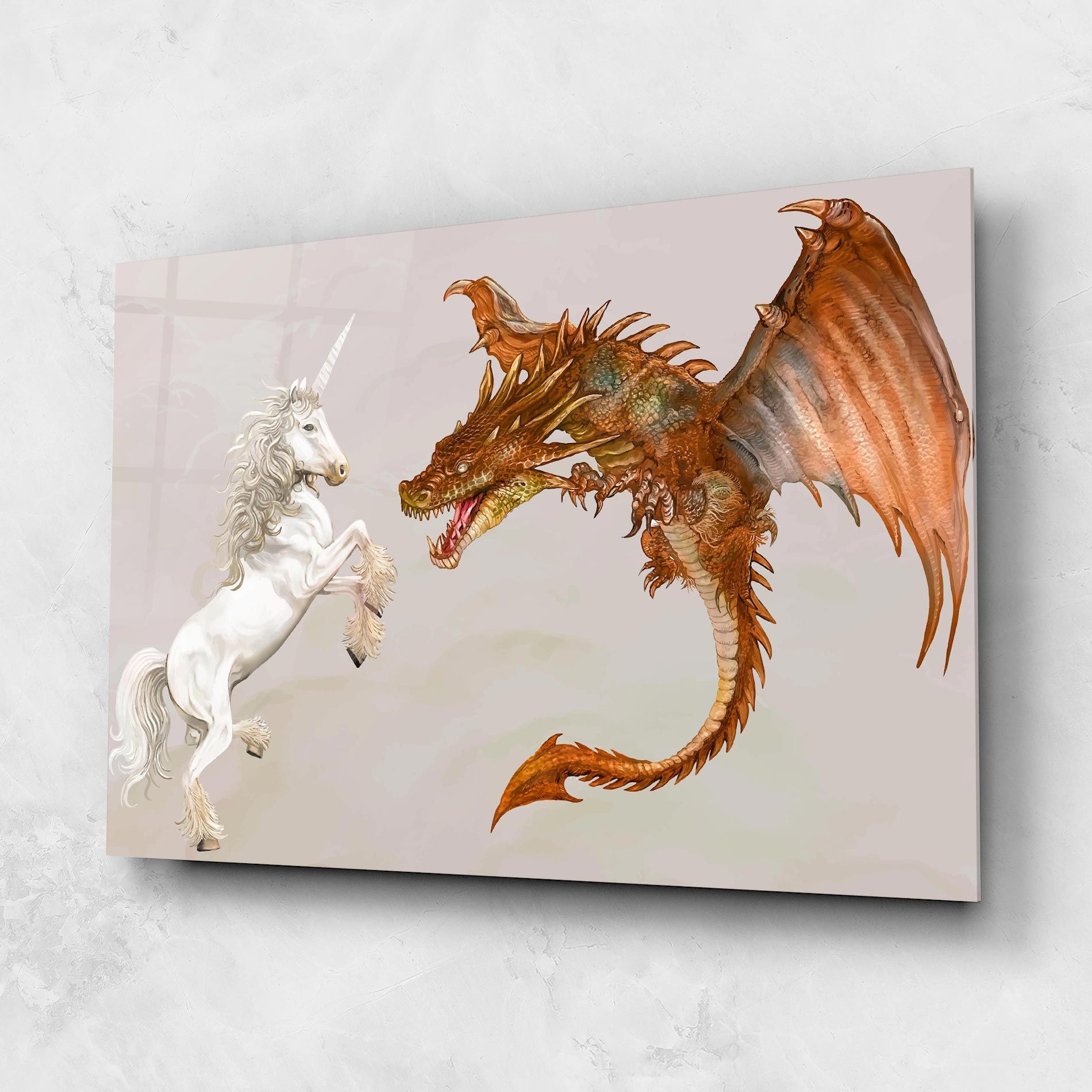 Unicorn And Dragon mockup 1