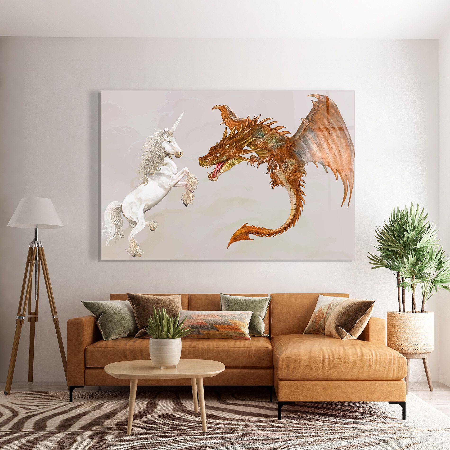 Unicorn And Dragon mockup 7