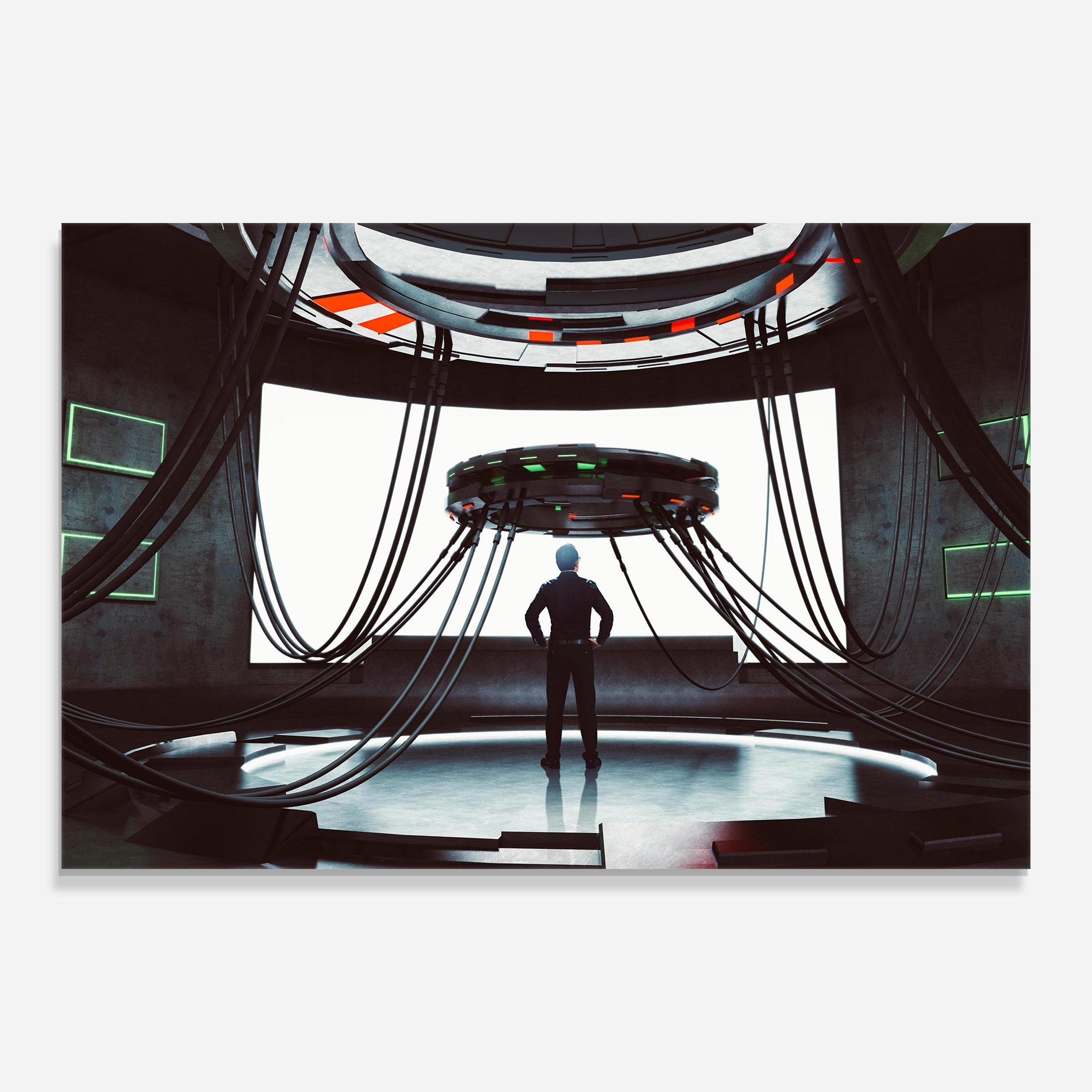 Glasbild Cyber Chronicle mockup 0