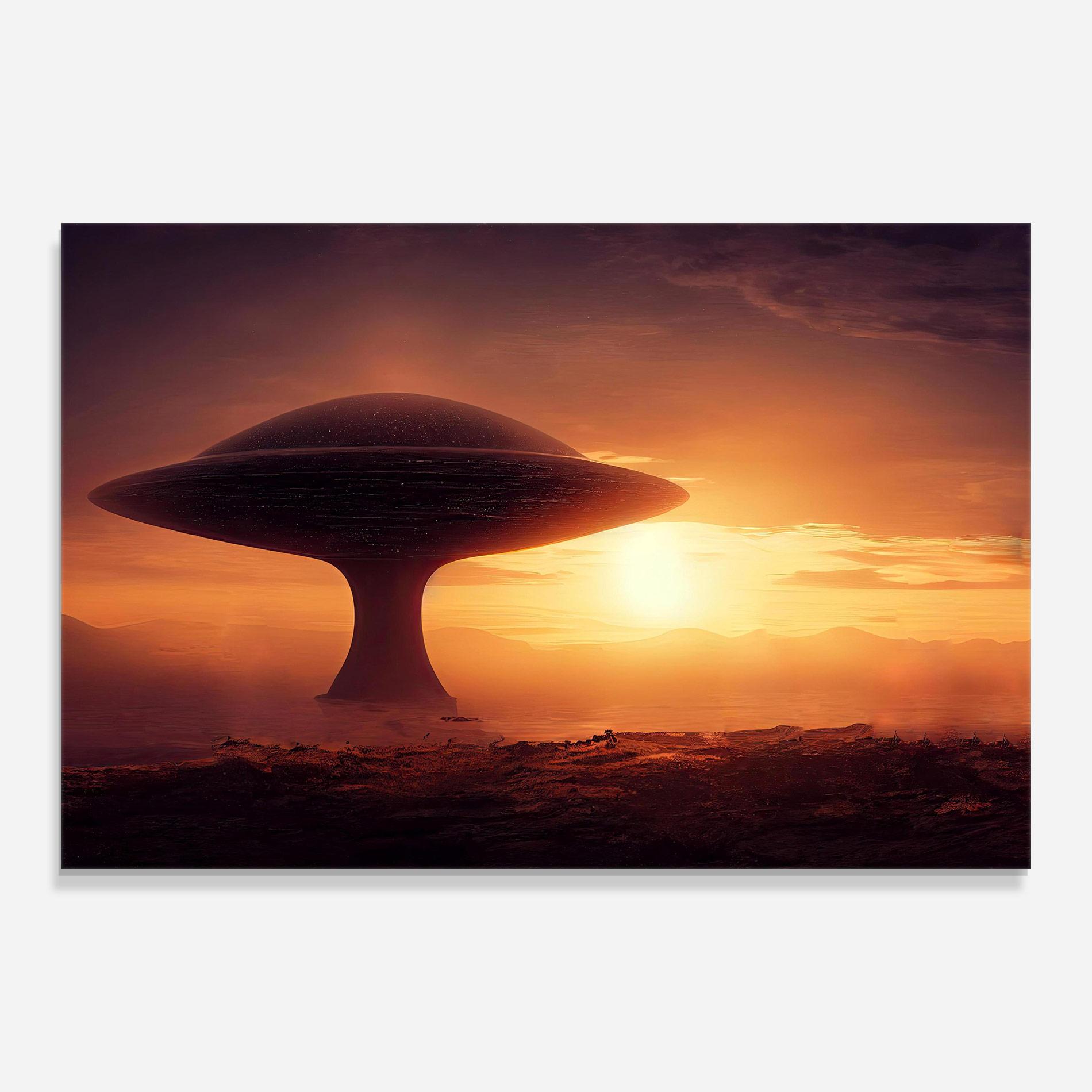 Glasbild Fantasy Science Fiction mockup 0