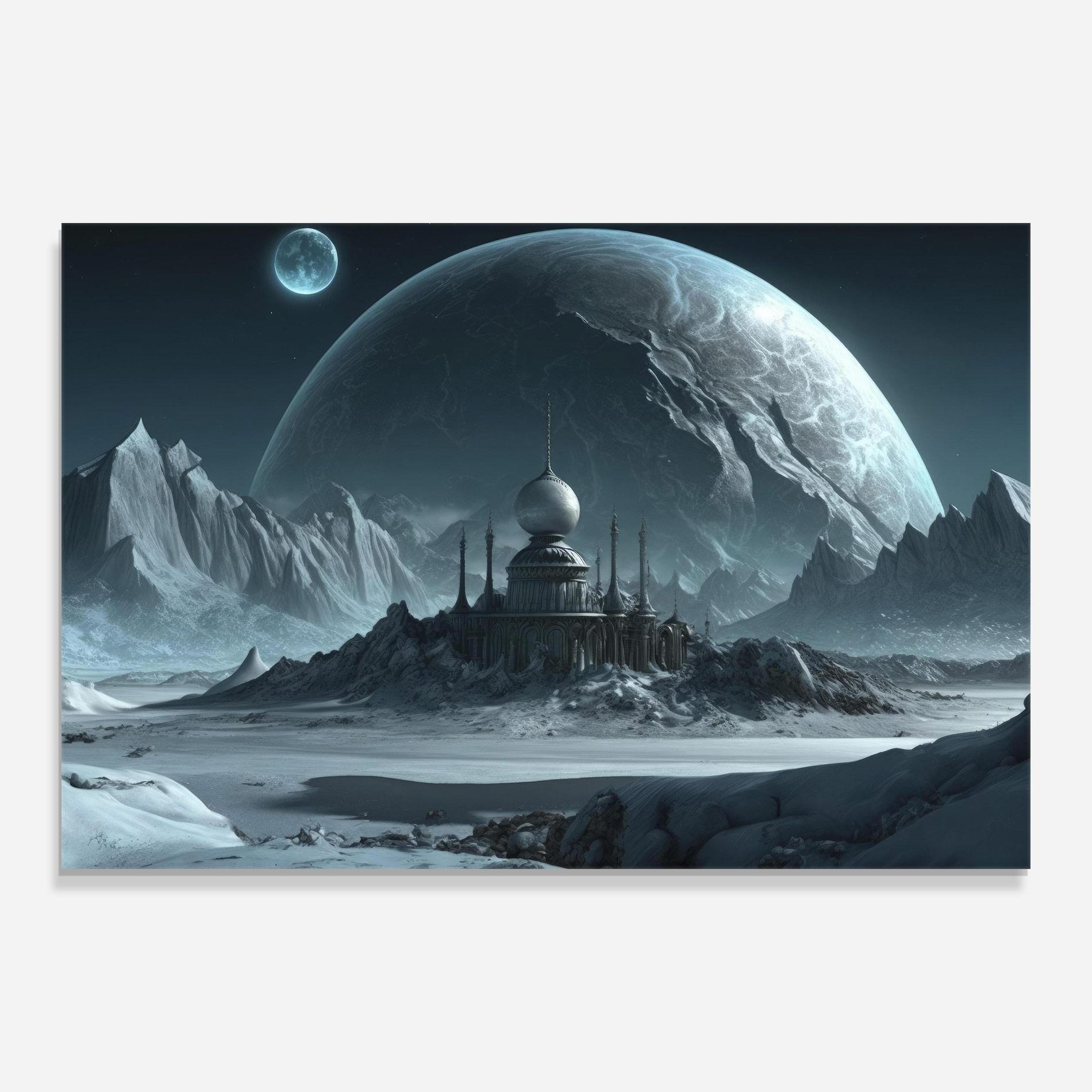 Glasbild Muslim Design mockup 0