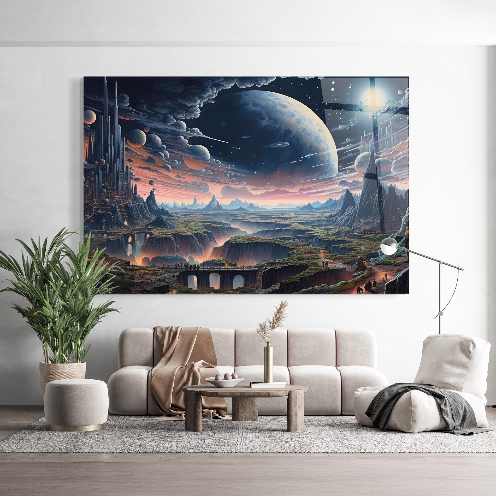 Glasbild Celestial Chronicler mockup 9