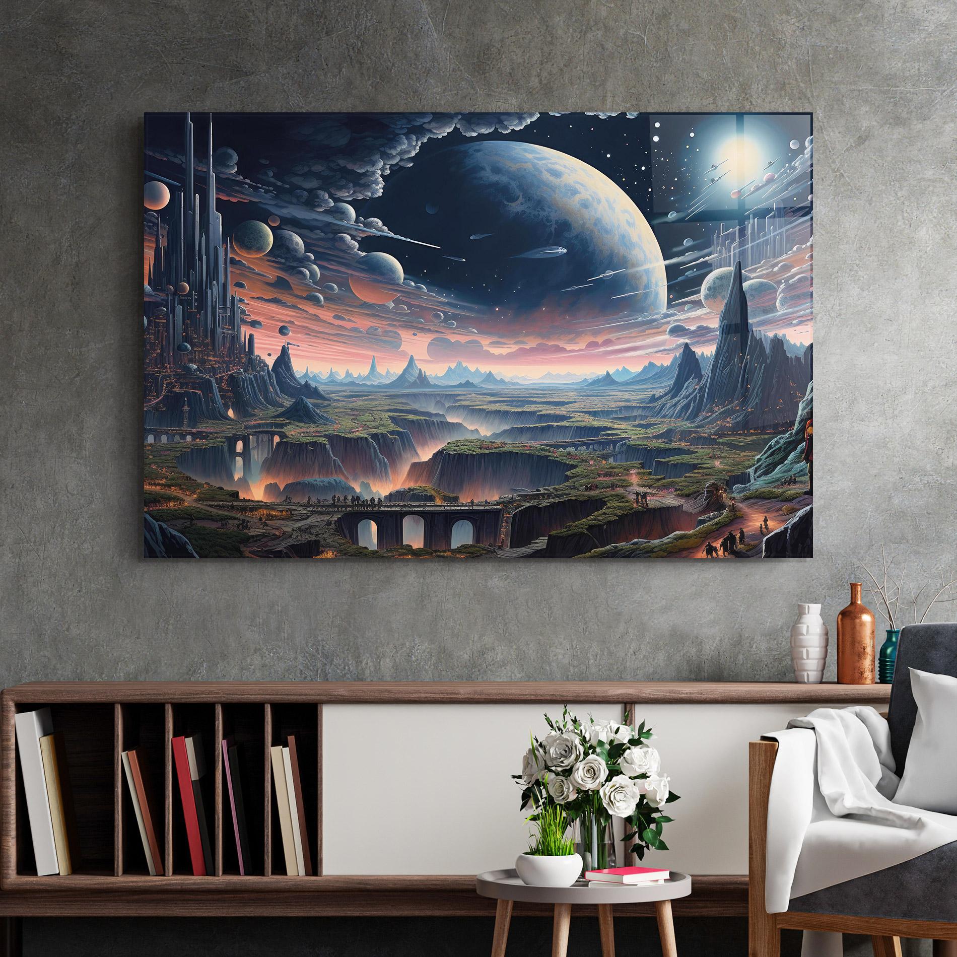 Glasbild Celestial Chronicler mockup 2