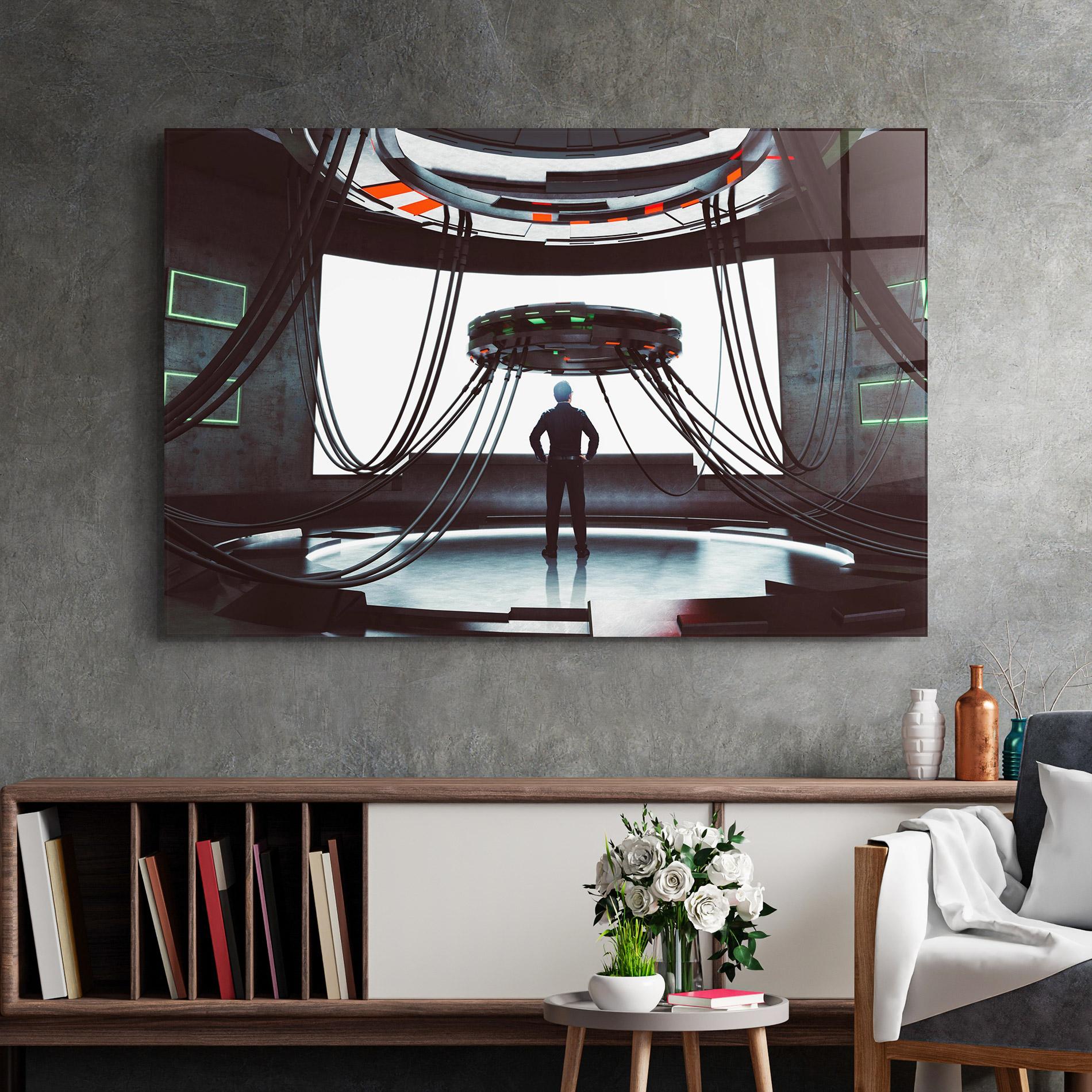 Glasbild Cyber Chronicle mockup 2