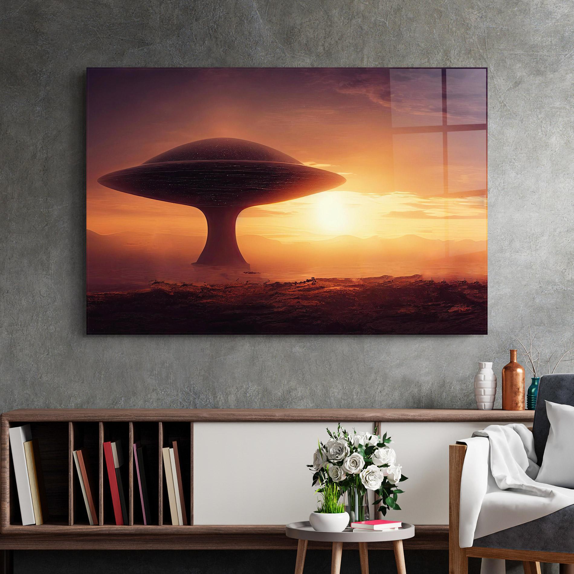 Glasbild Fantasy Science Fiction mockup 2