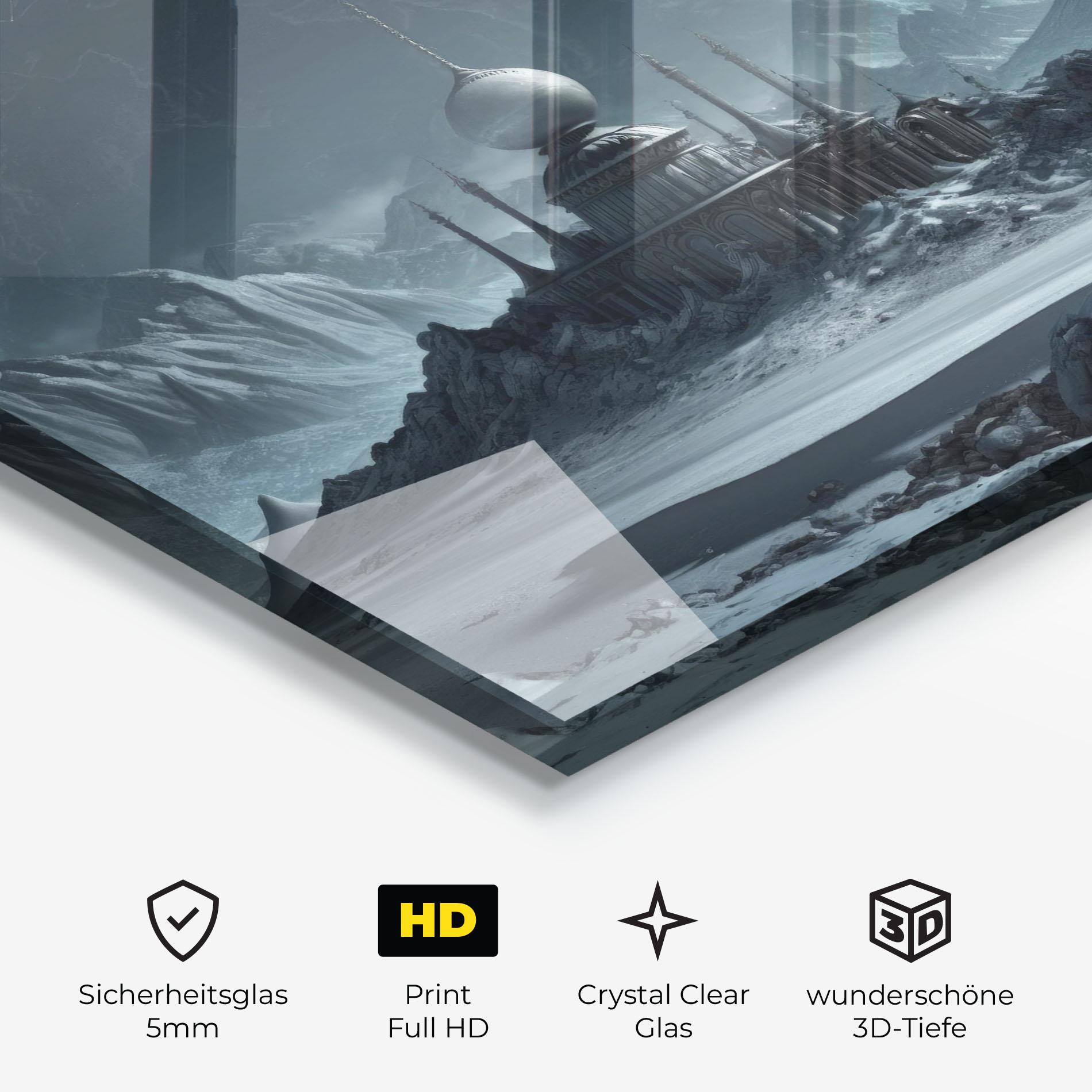 Glasbild Muslim Design mockup 3