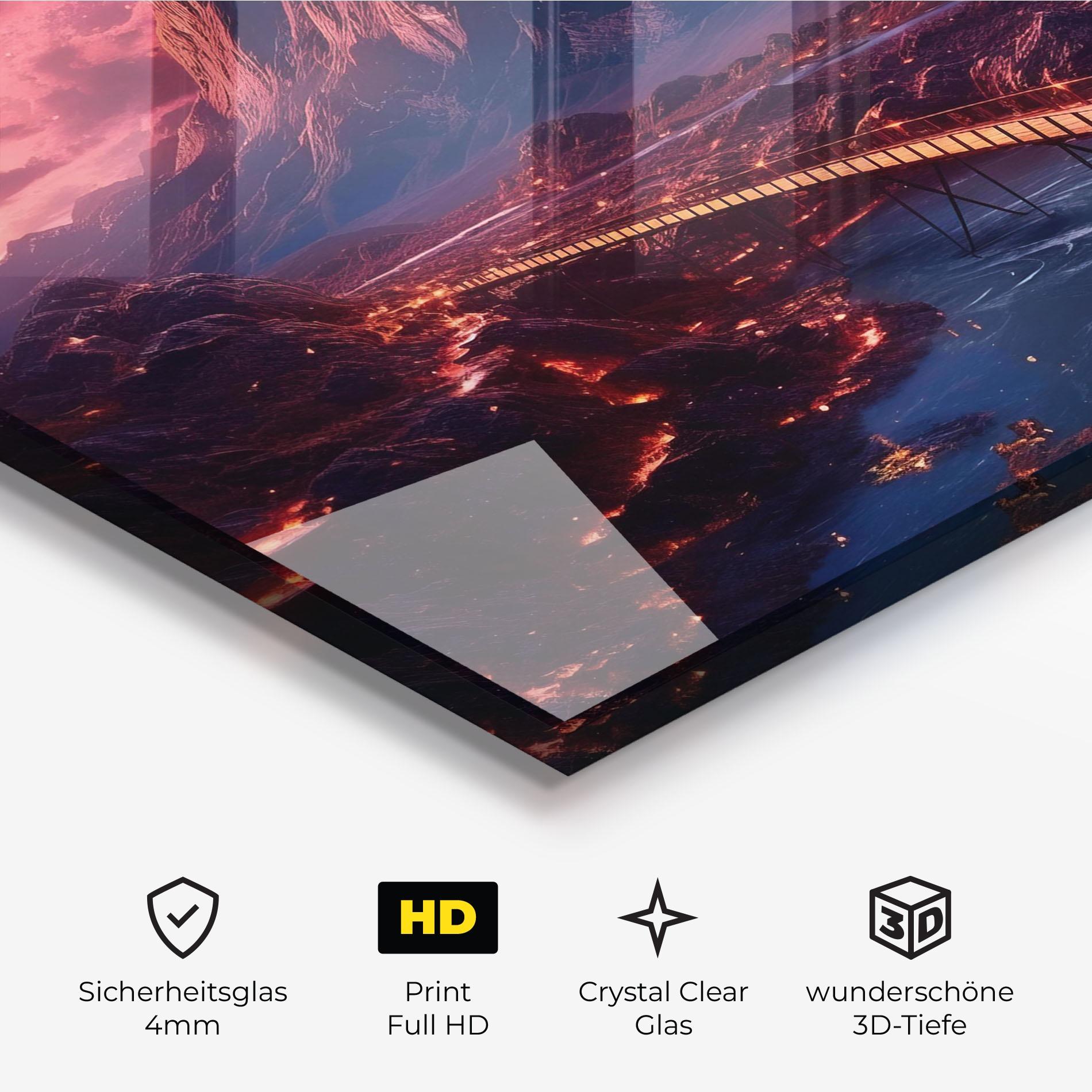 Glasbild Interstellar Journey mockup 3