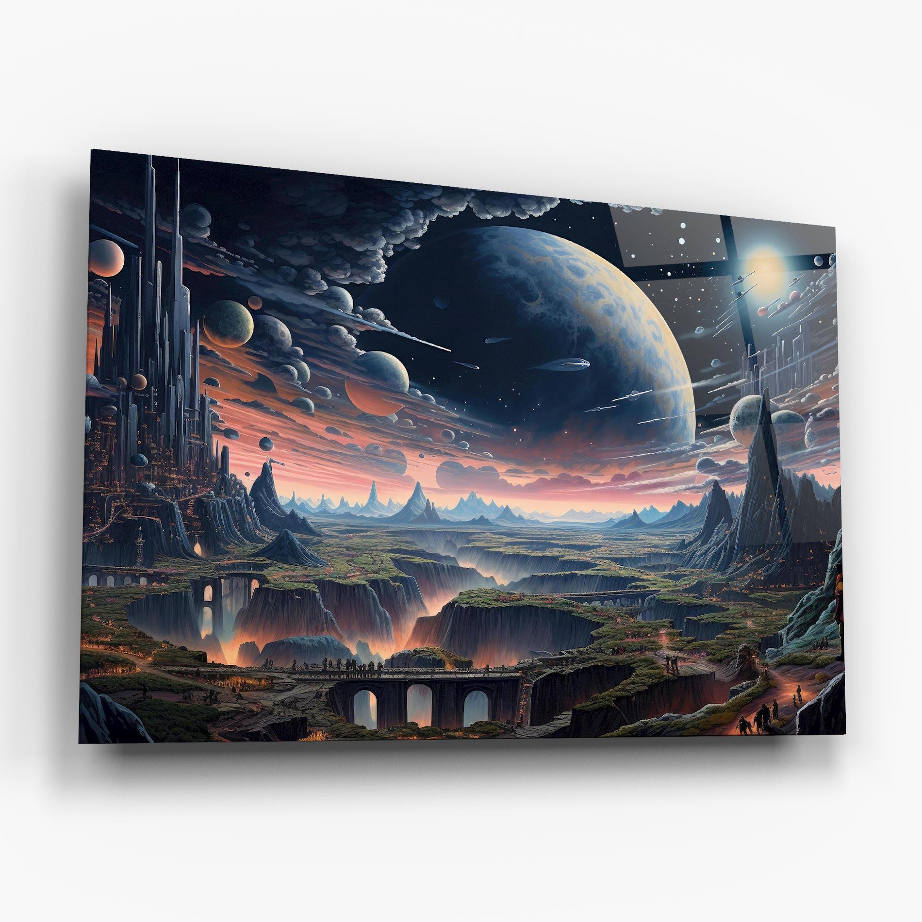 Glasbild Celestial Chronicler mockup 6