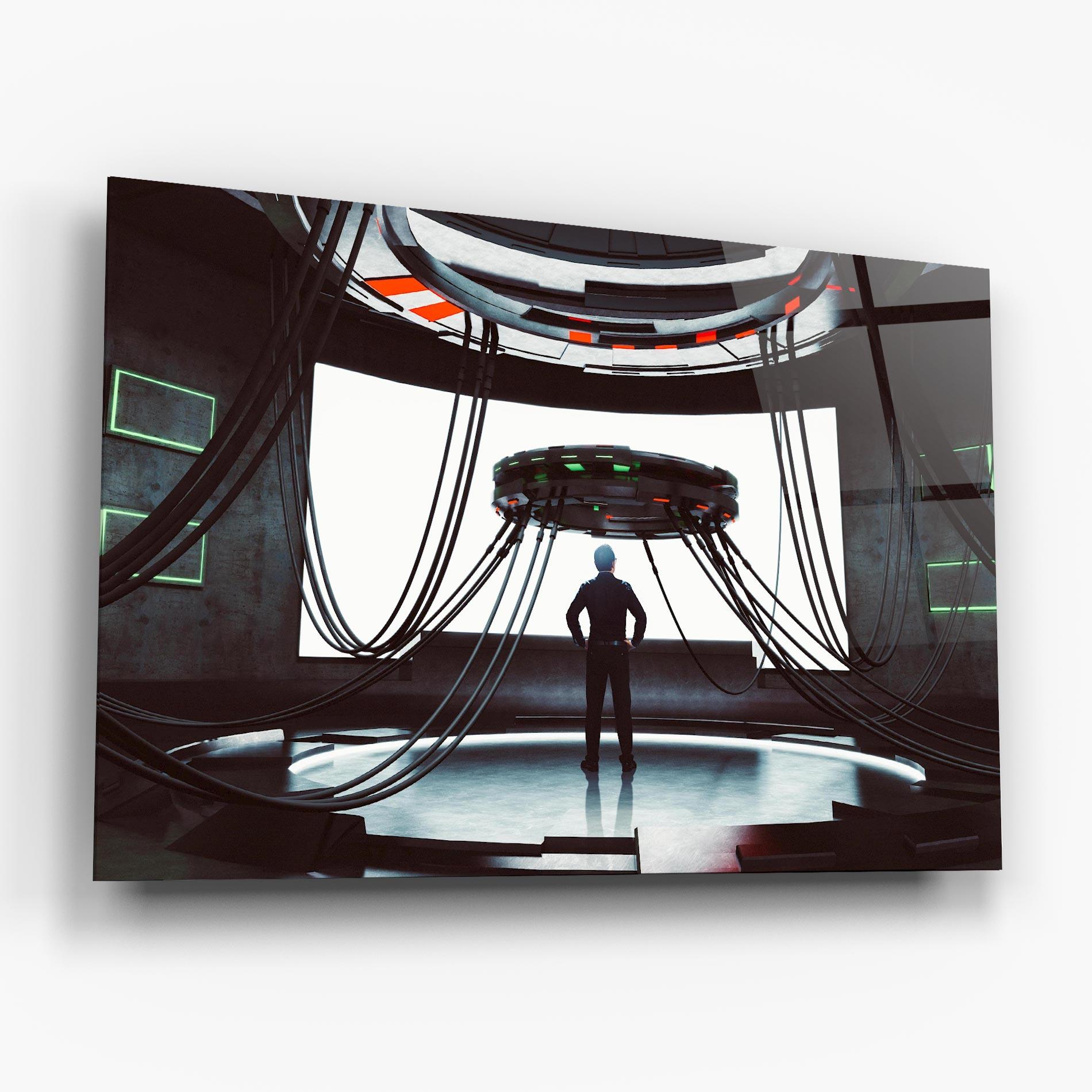 Glasbild Cyber Chronicle mockup 6