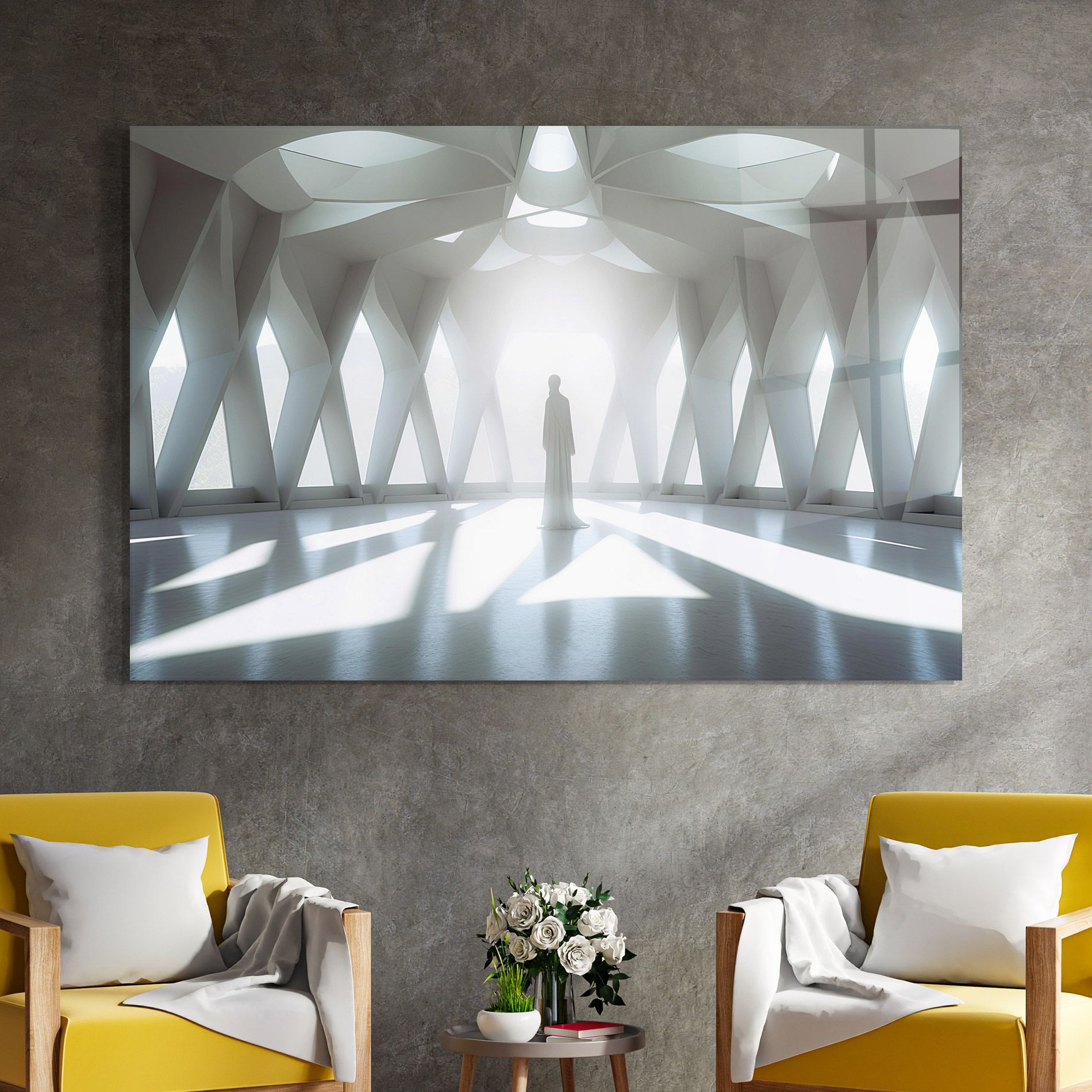 Bright Room Statue mockup 4