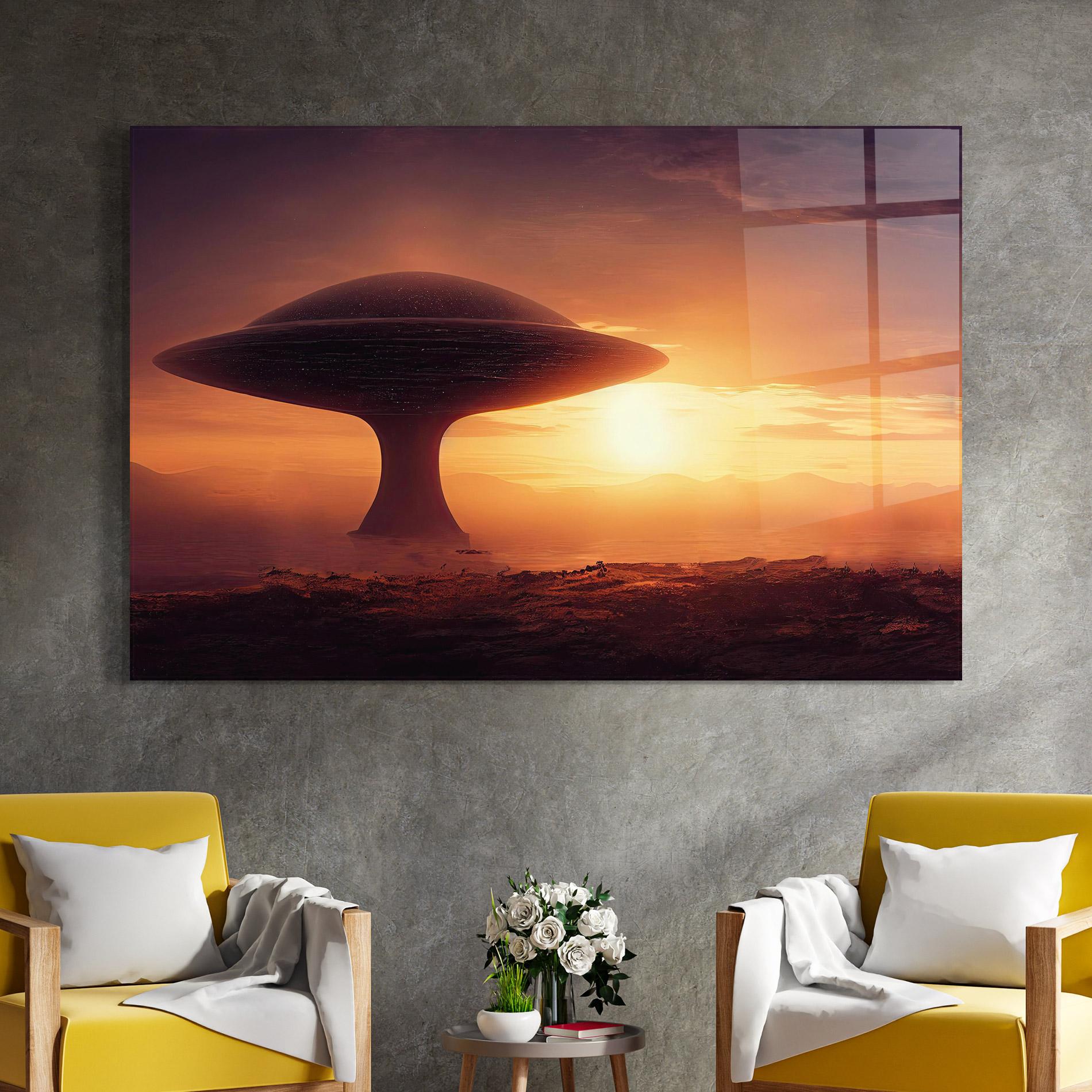 Glasbild Fantasy Science Fiction mockup 4