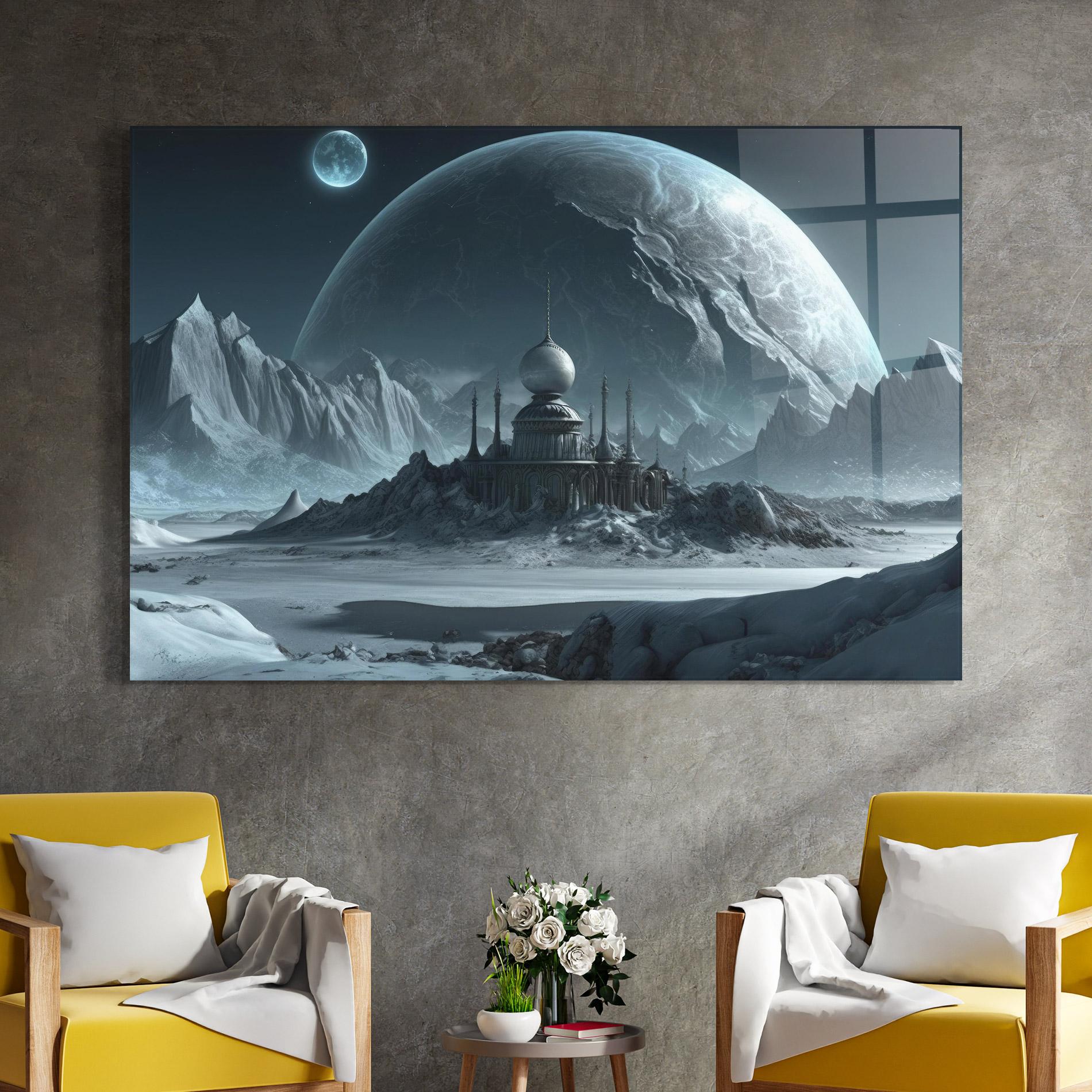 Glasbild Muslim Design mockup 4