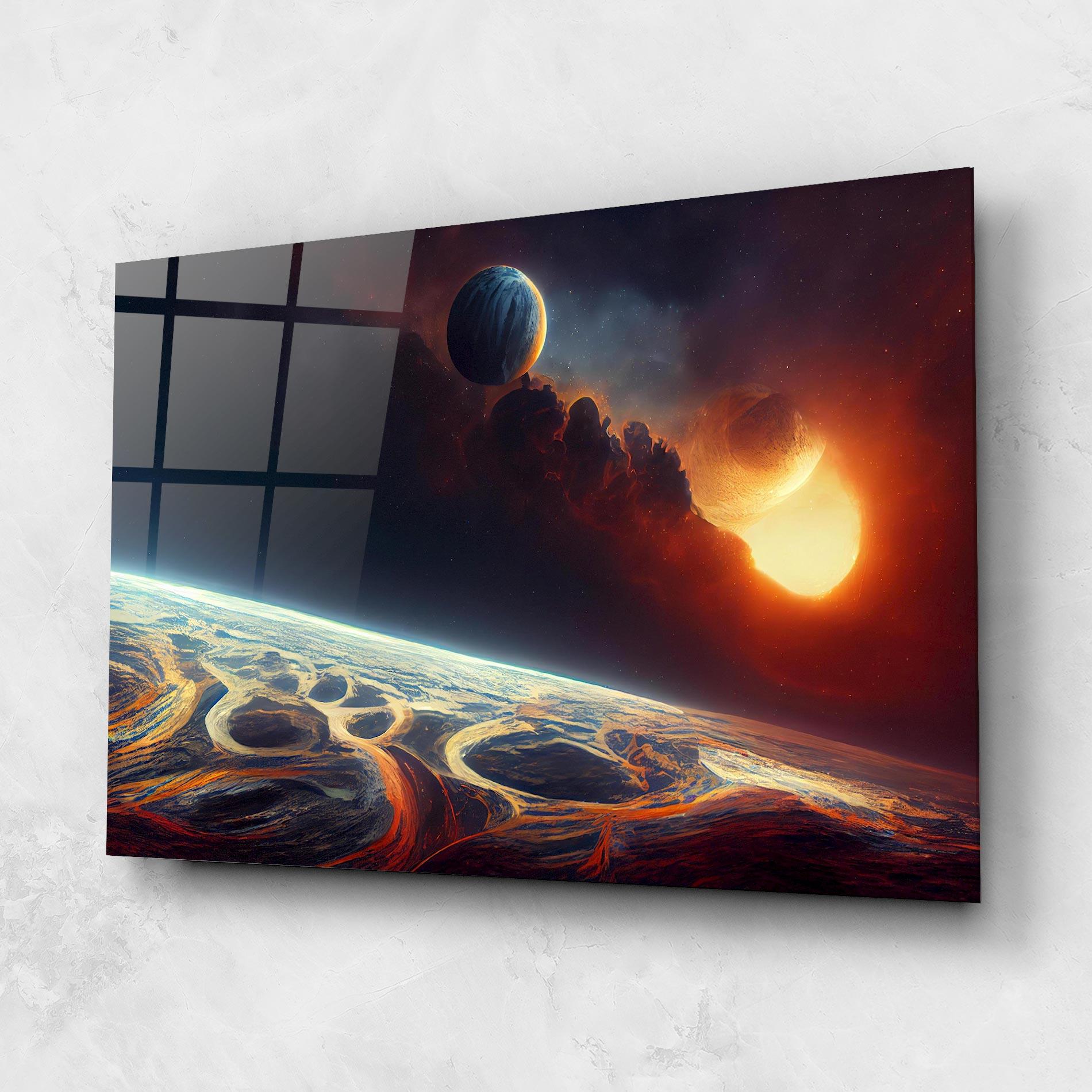 Glasbild Cosmic Craze mockup 1