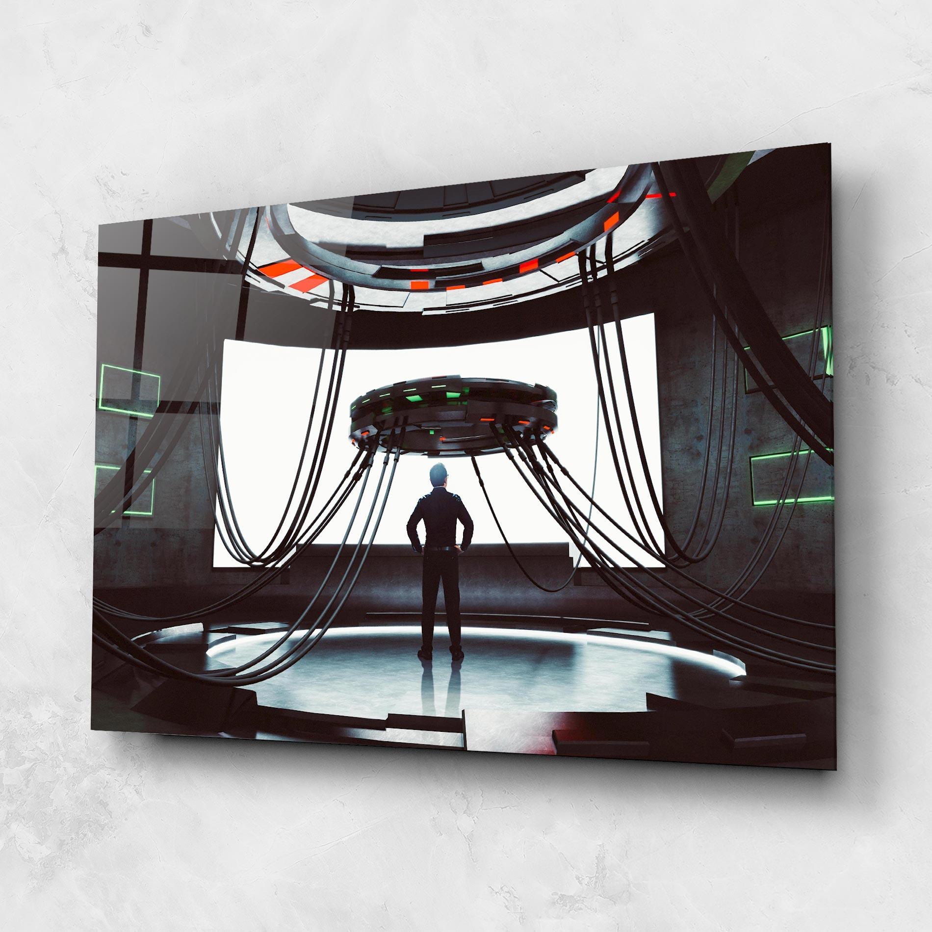 Glasbild Cyber Chronicle mockup 1