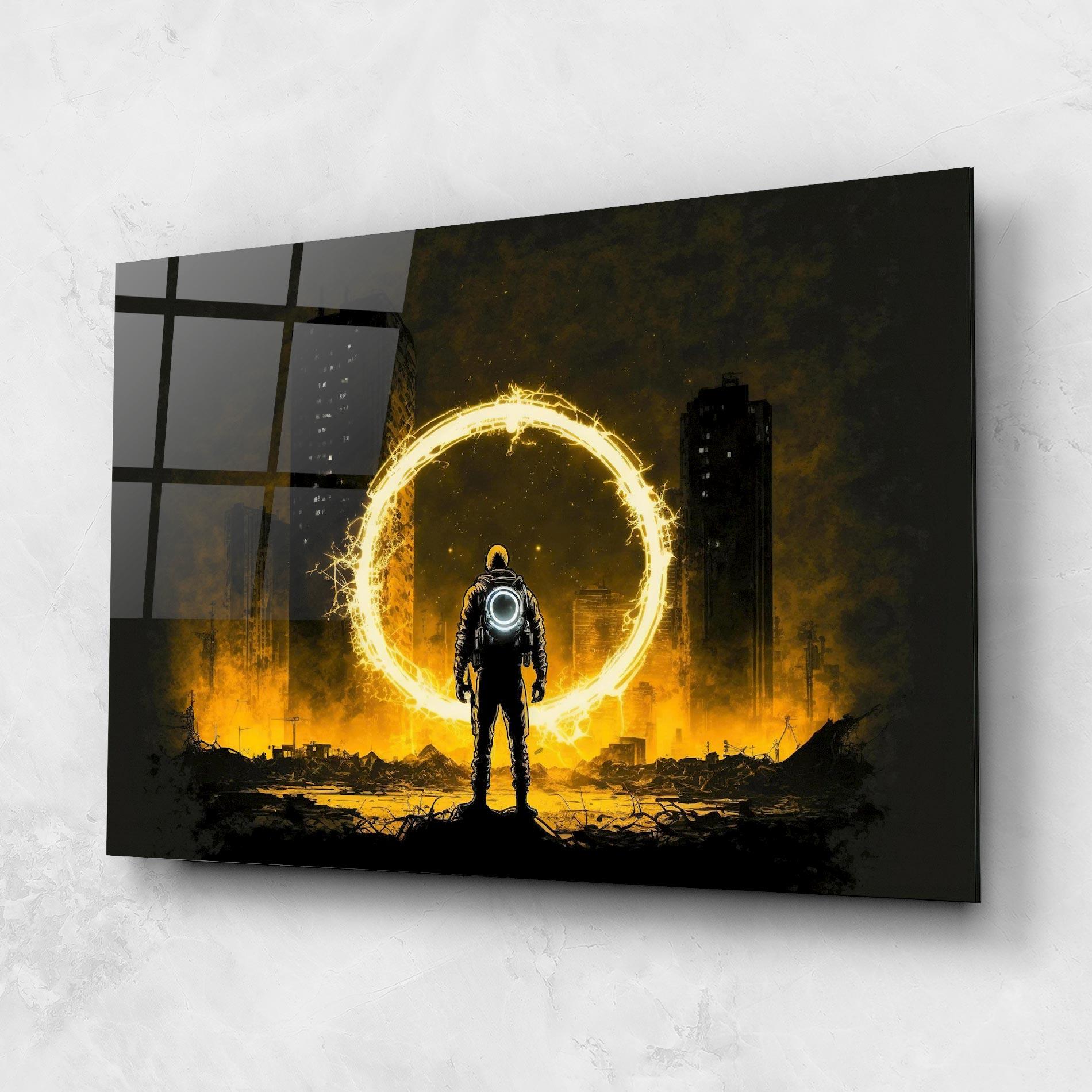 Glasbild Fire Portal mockup 1
