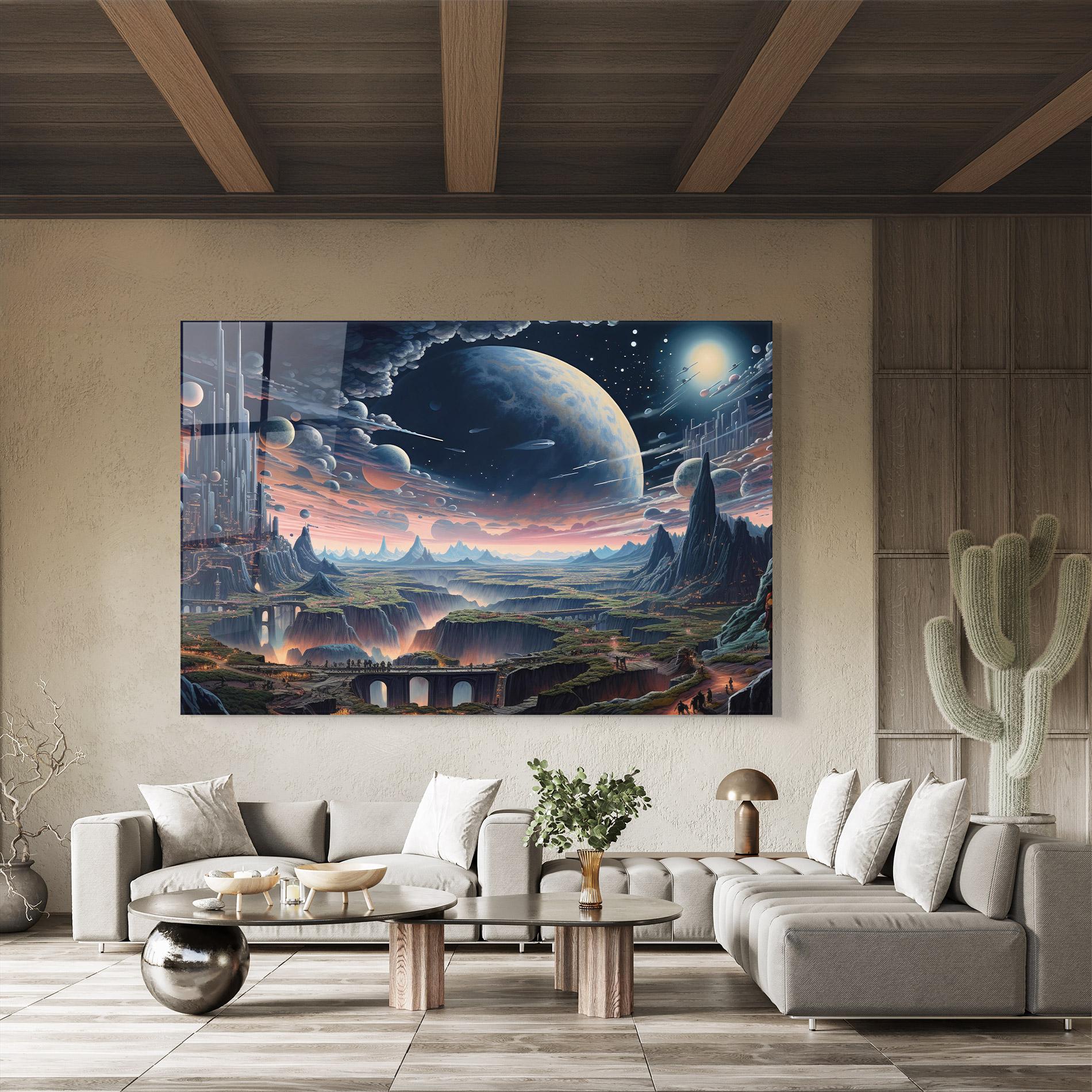 Glasbild Celestial Chronicler mockup 8