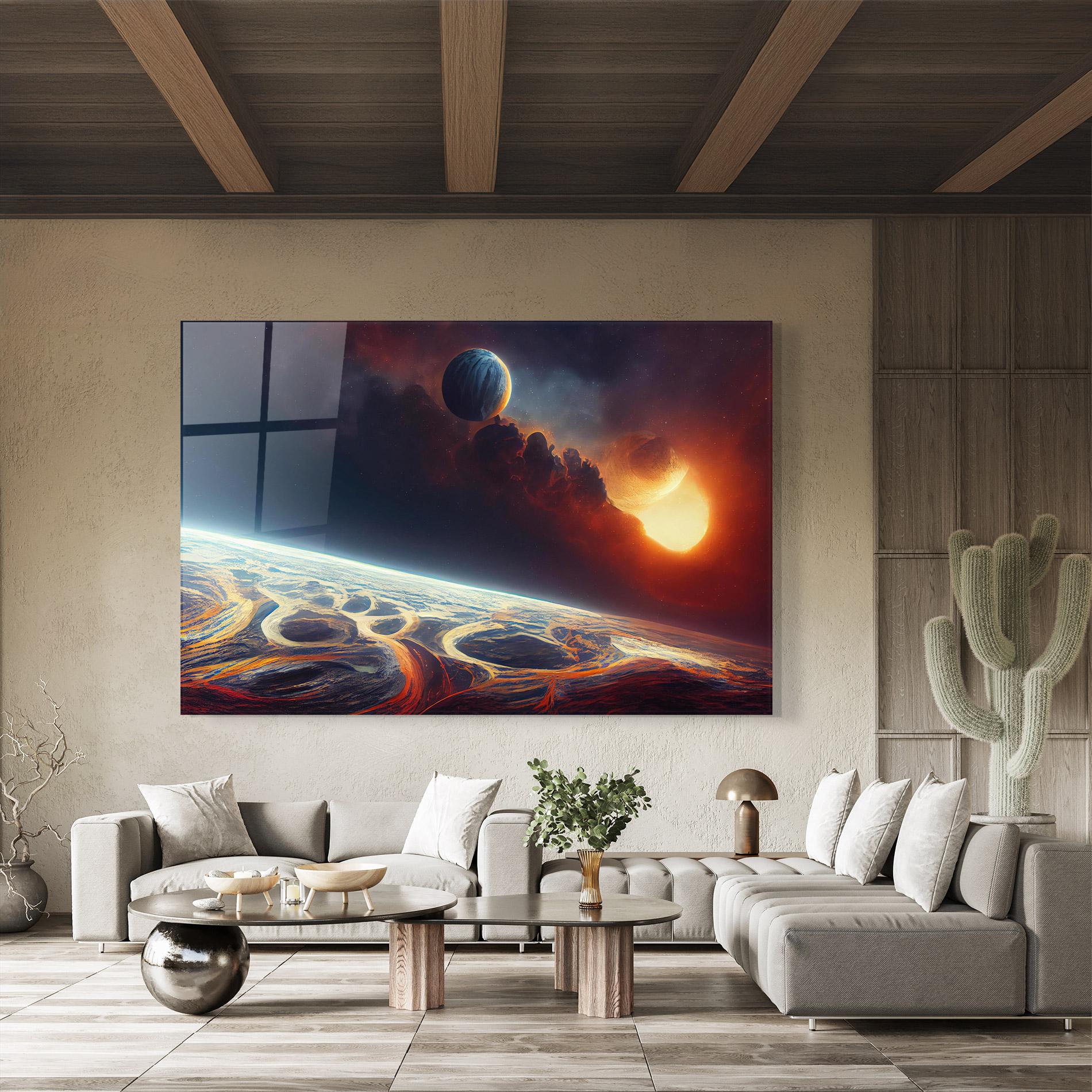 Glasbild Cosmic Craze mockup 8