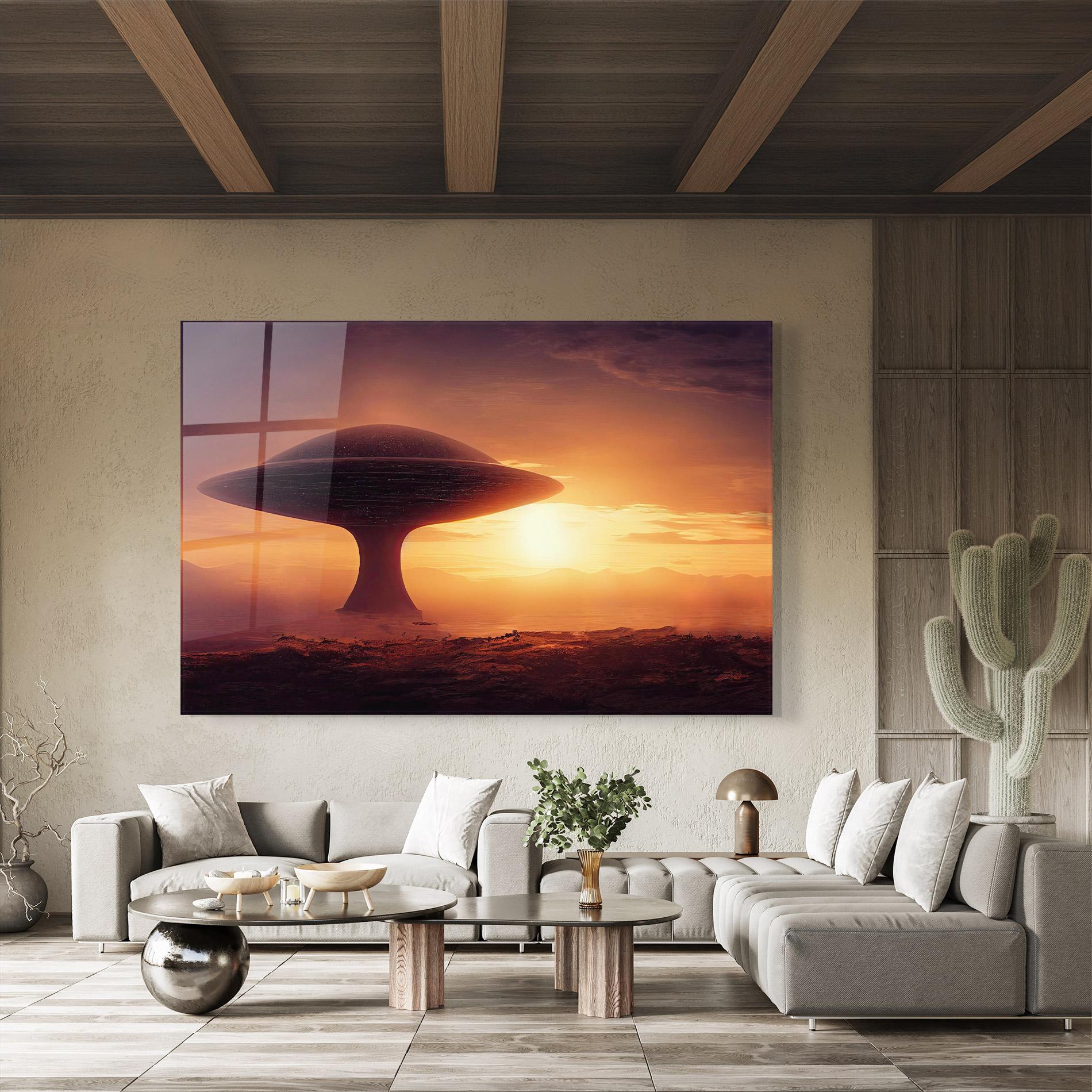 Glasbild Fantasy Science Fiction mockup 8