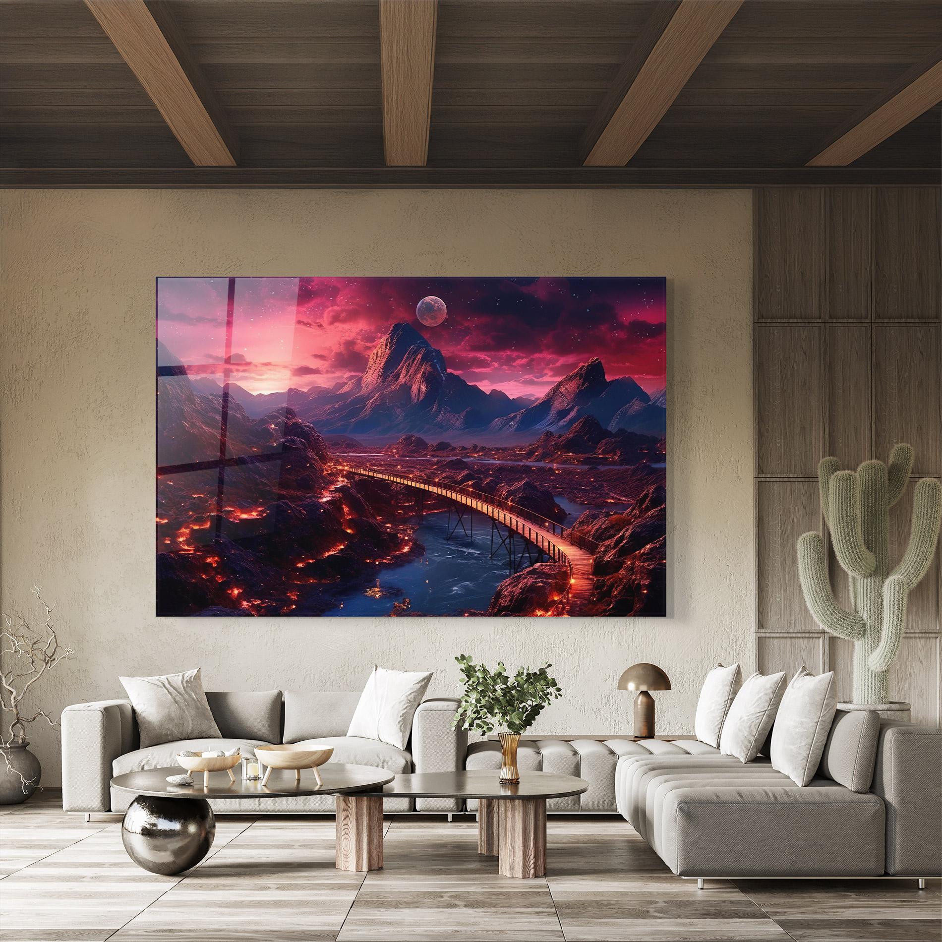 Glasbild Interstellar Journey mockup 8