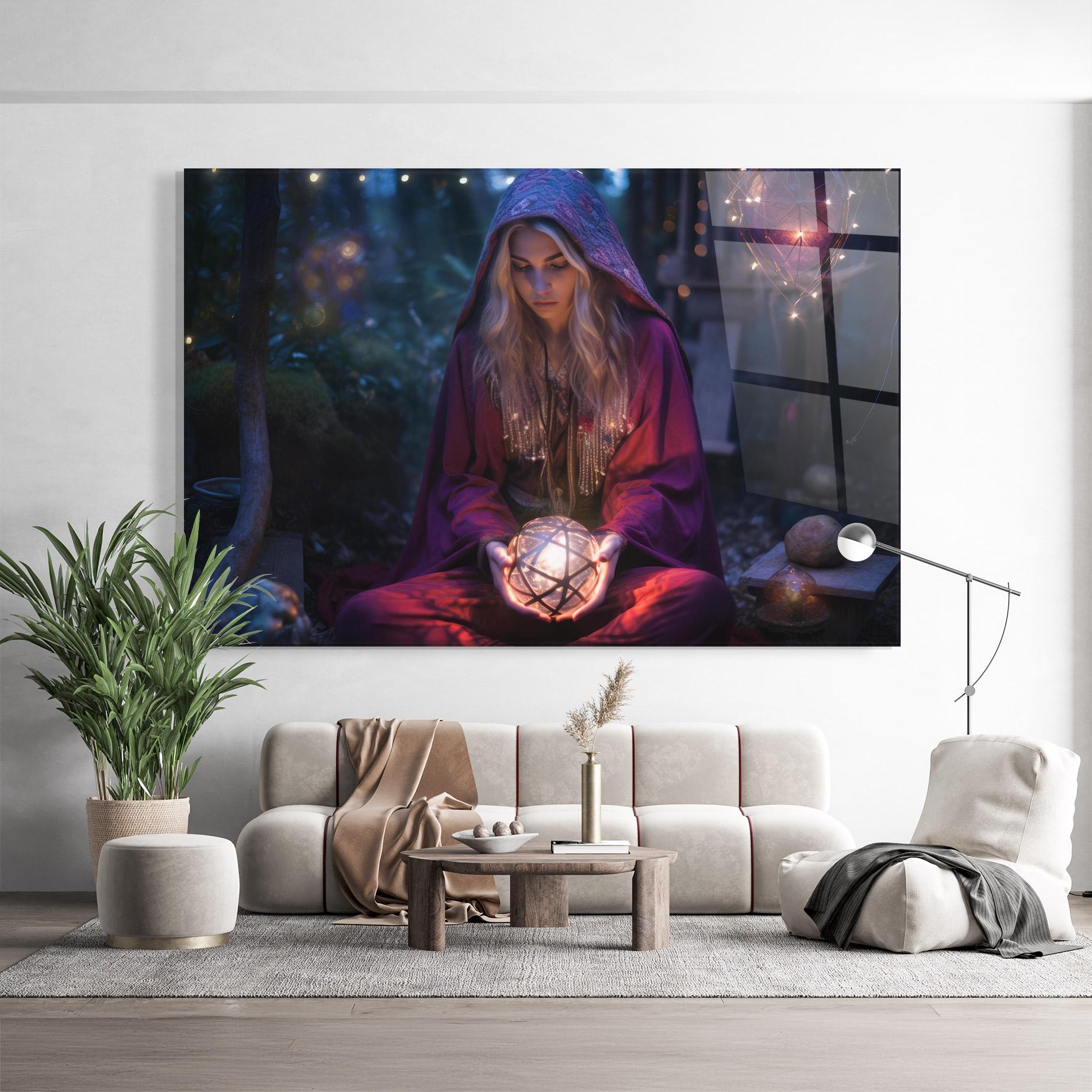 Glasbild Garden Witch mockup 9