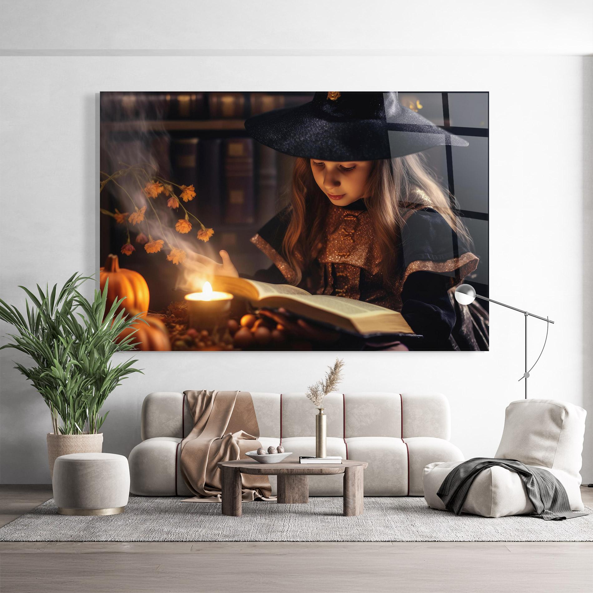 Glasbild Little Witch mockup 9