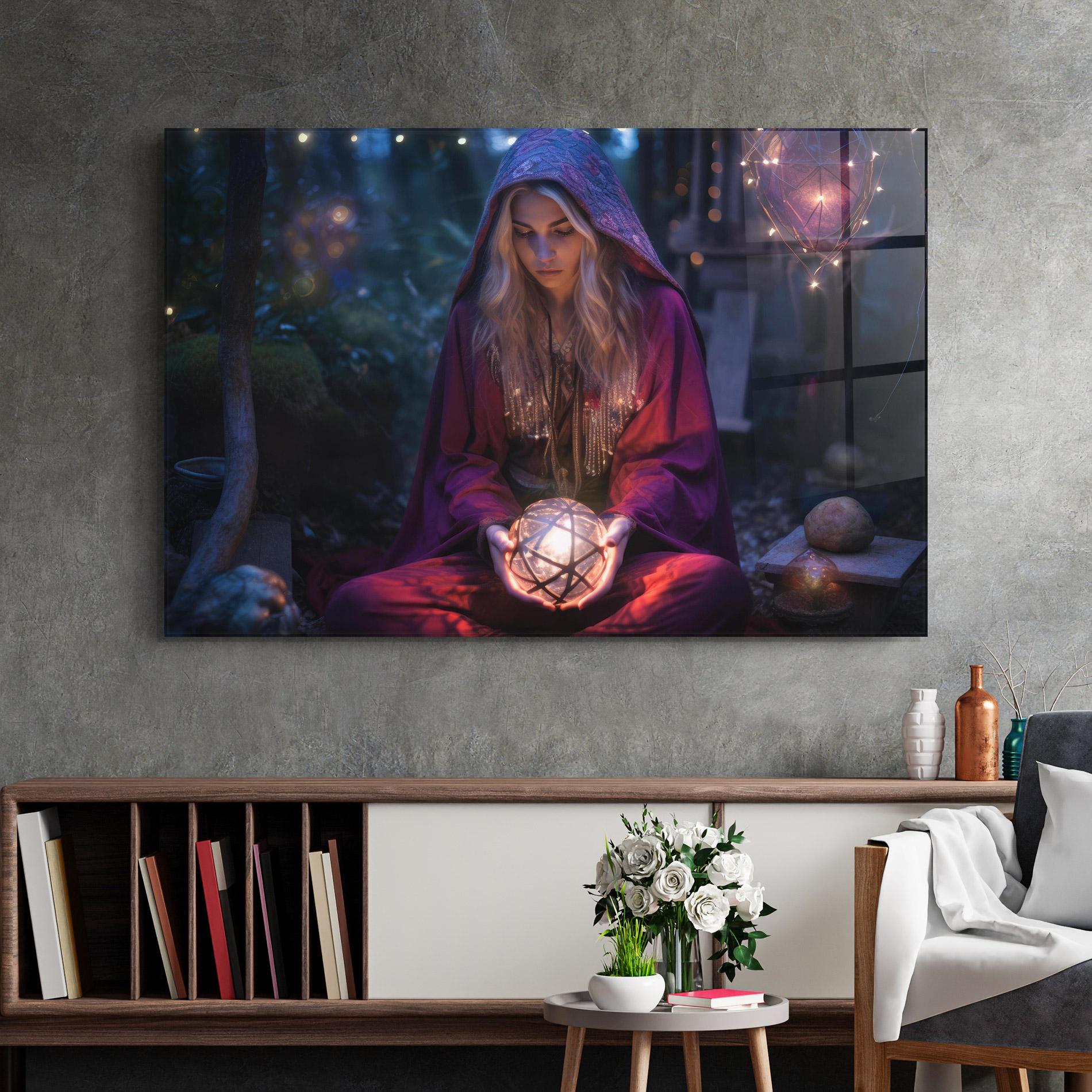 Glasbild Garden Witch mockup 2