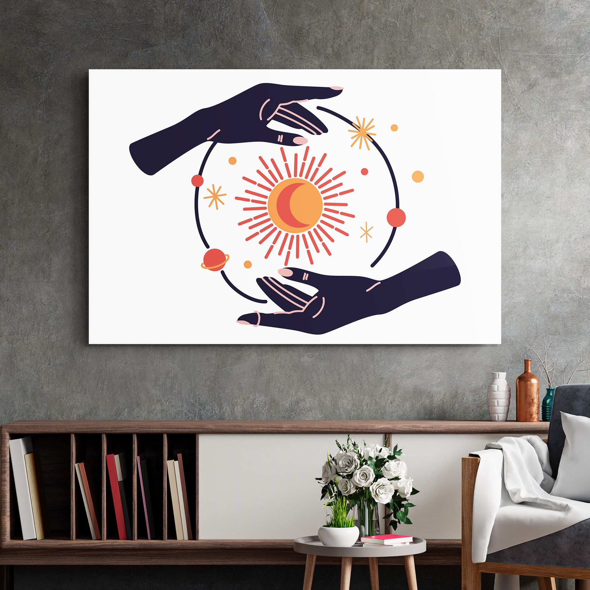 Purple Magic Hands mockup 2