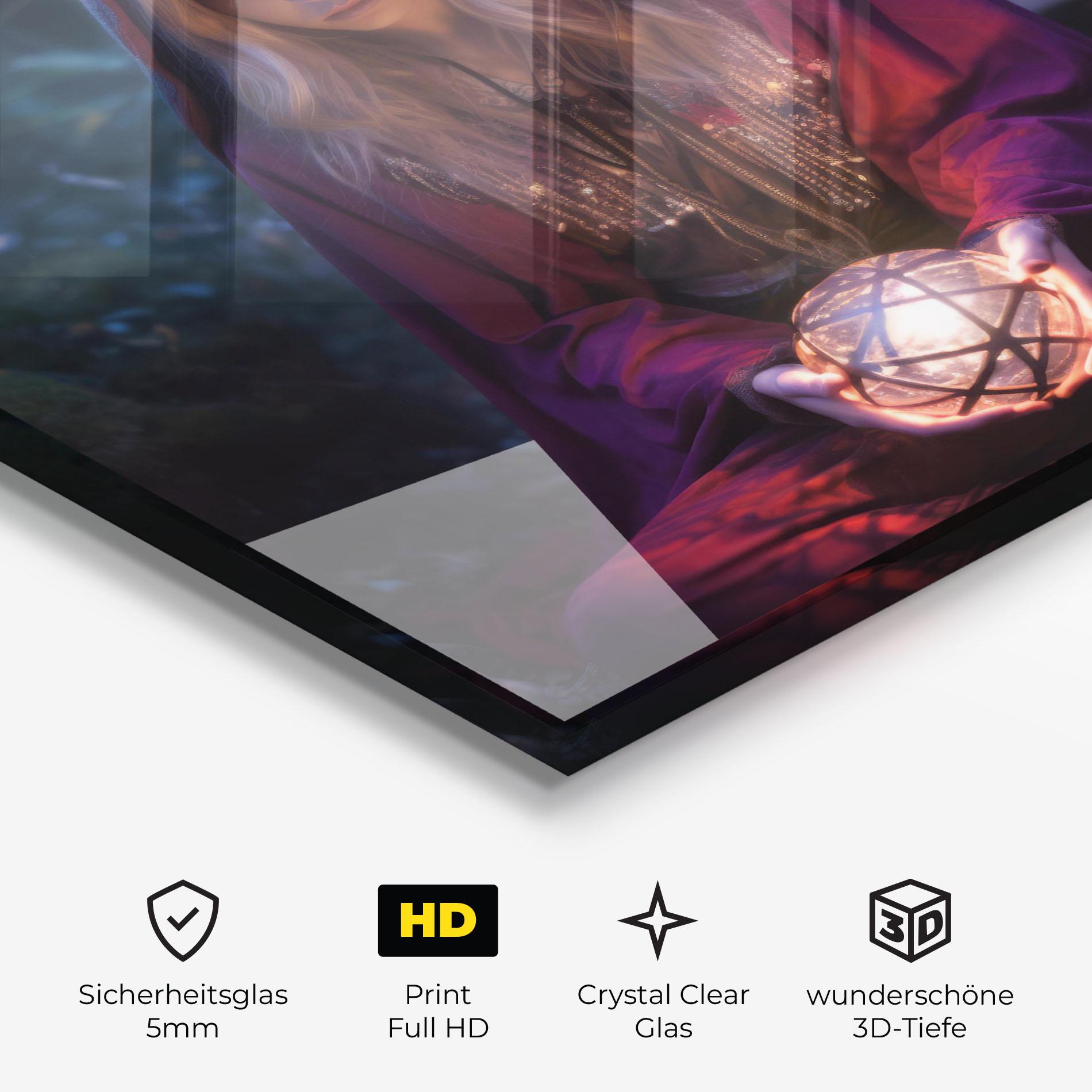 Glasbild Garden Witch mockup 3