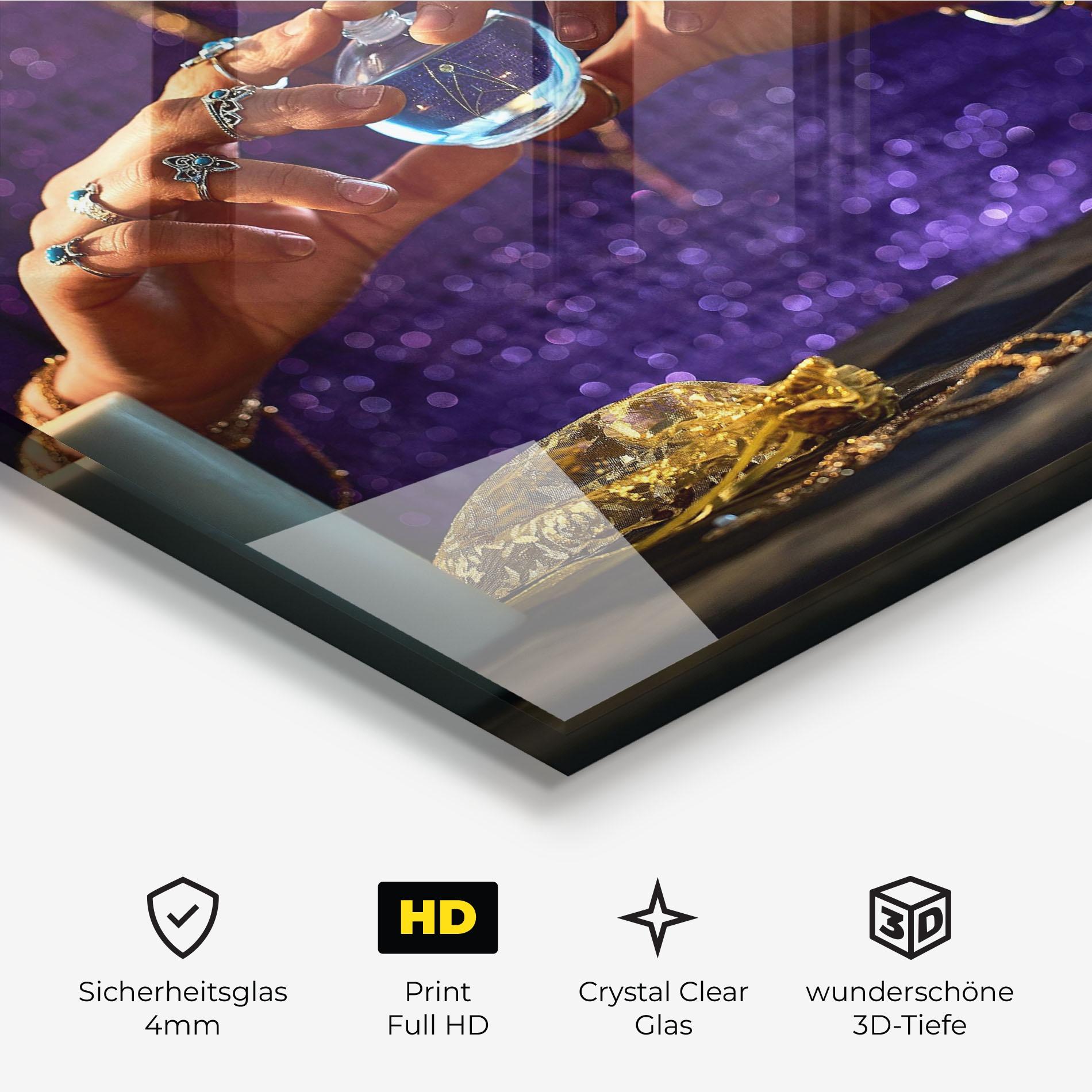 Glasbild Witch Magic mockup 3