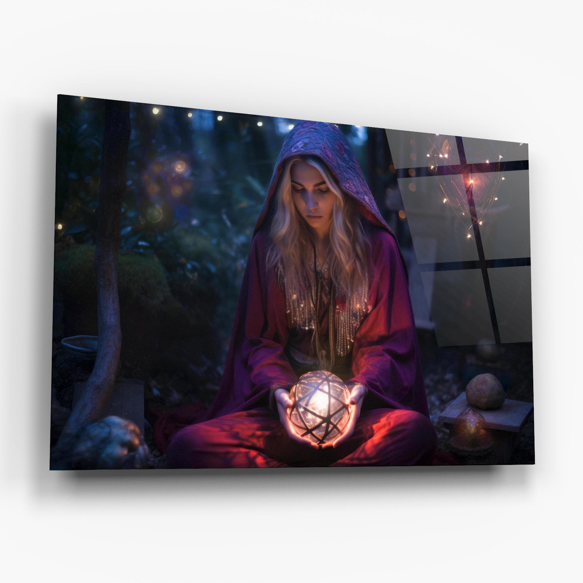 Glasbild Garden Witch mockup 6