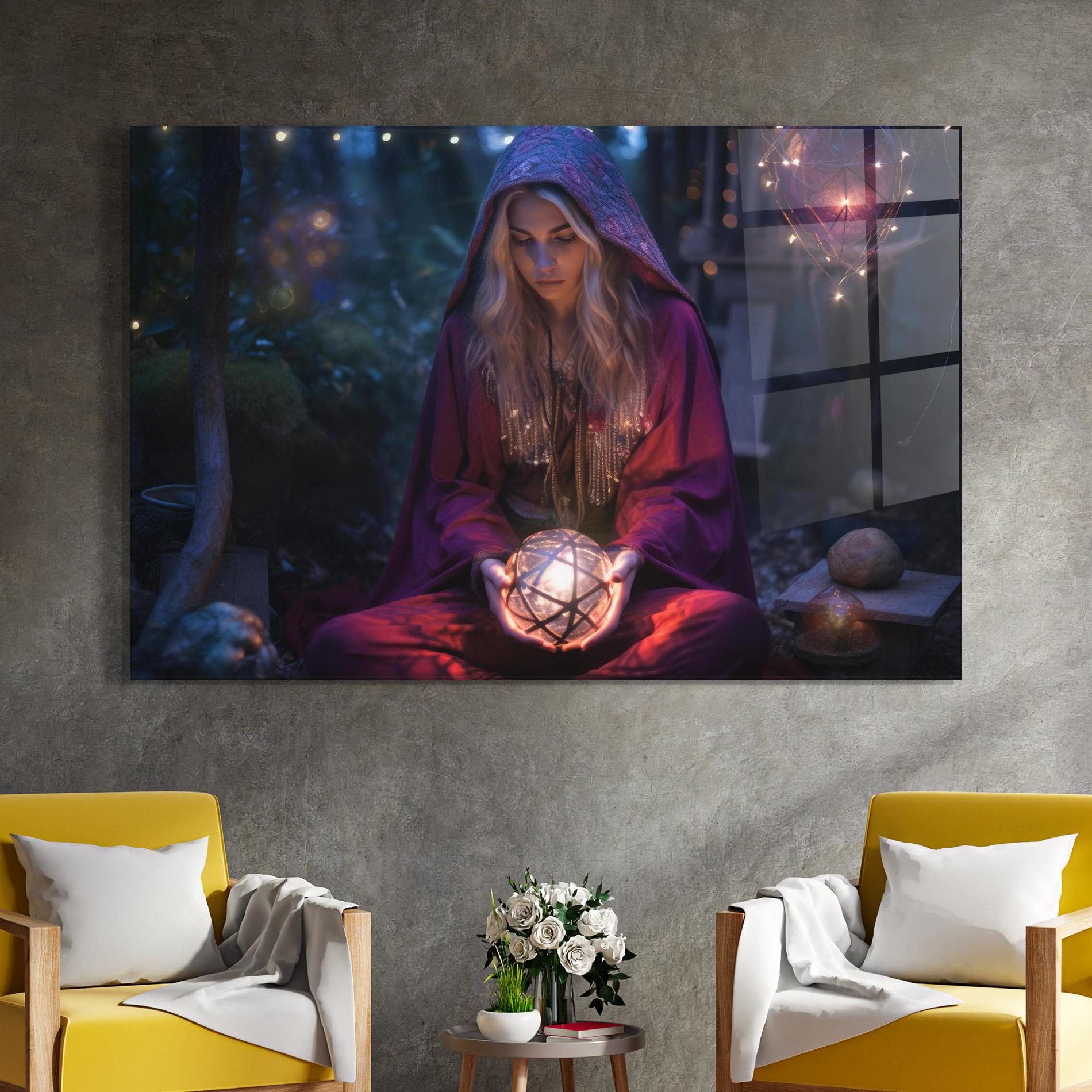 Glasbild Garden Witch mockup 4