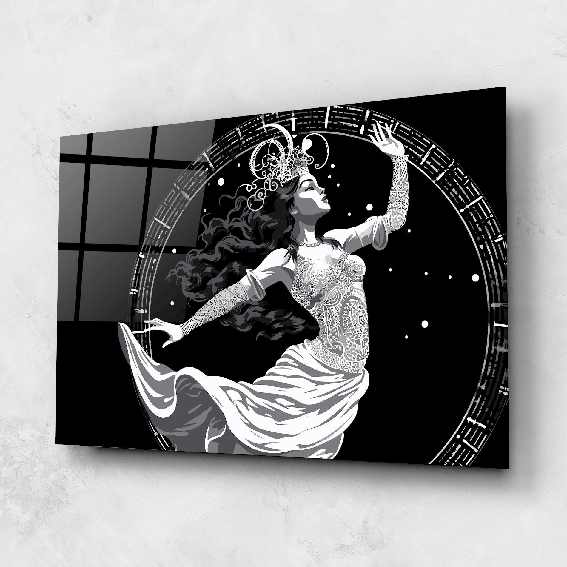 Glasbild Beautiful Witch mockup 1