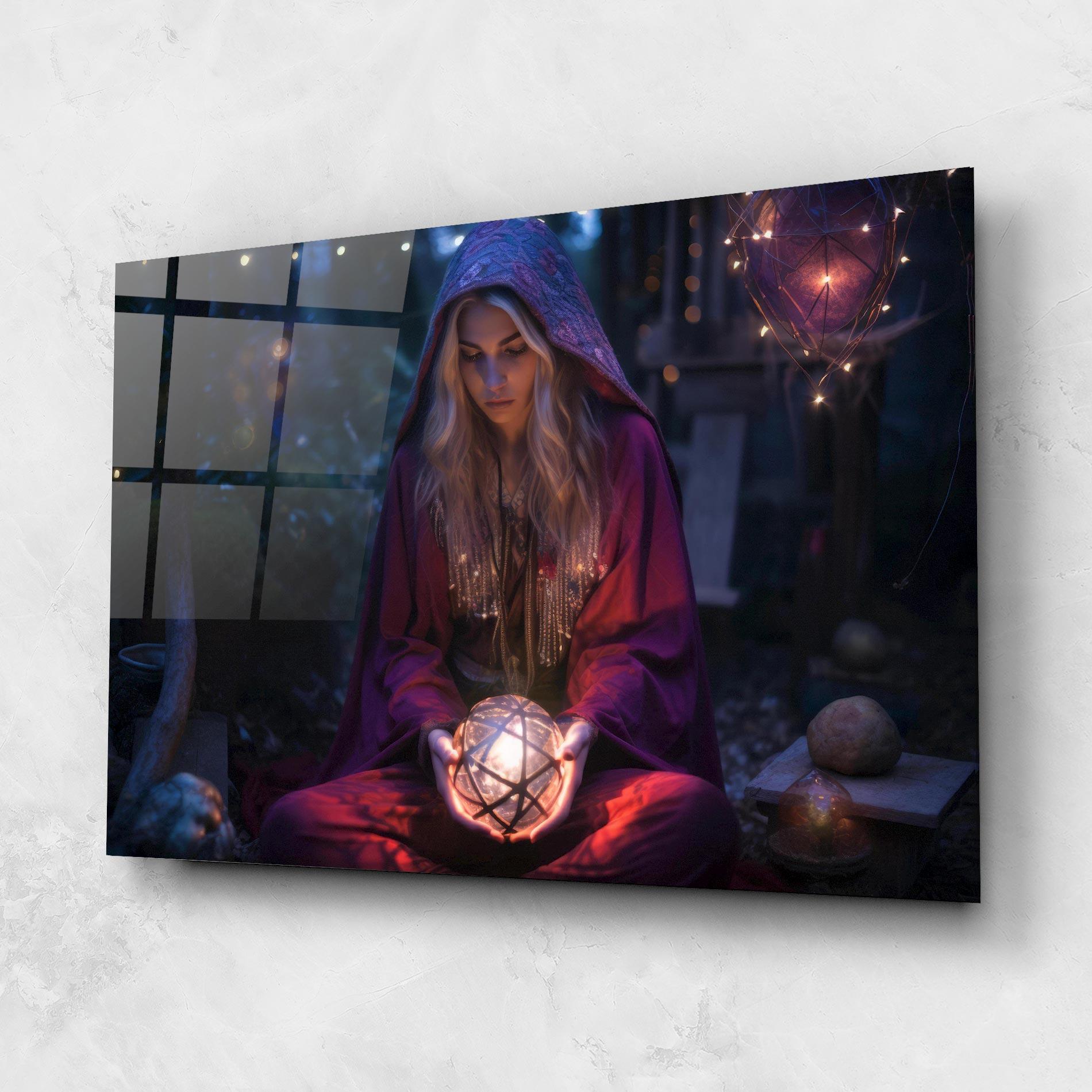 Glasbild Garden Witch mockup 1