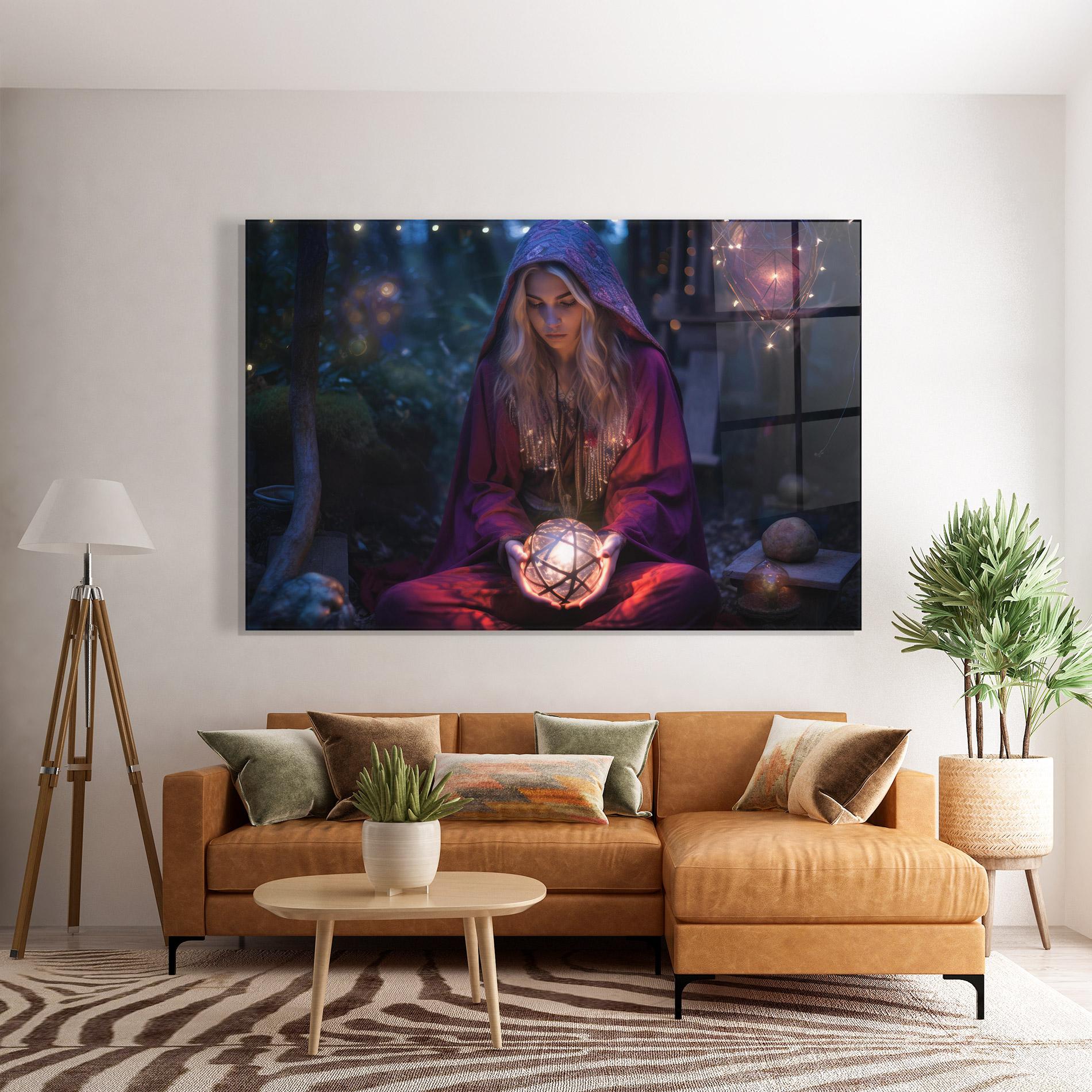 Glasbild Garden Witch mockup 7