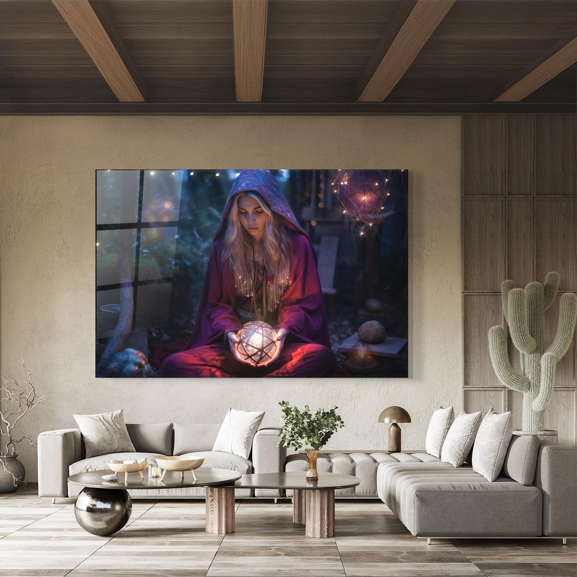 Glasbild Garden Witch mockup 8