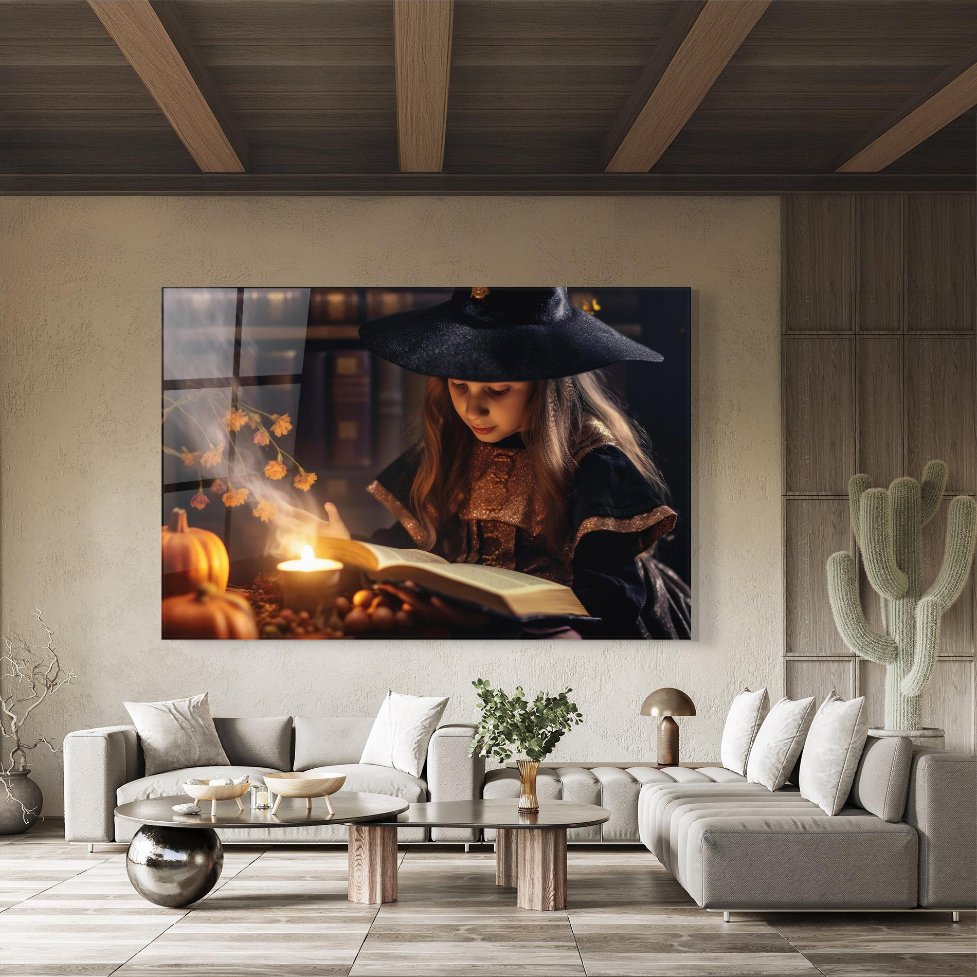 Glasbild Little Witch mockup 8