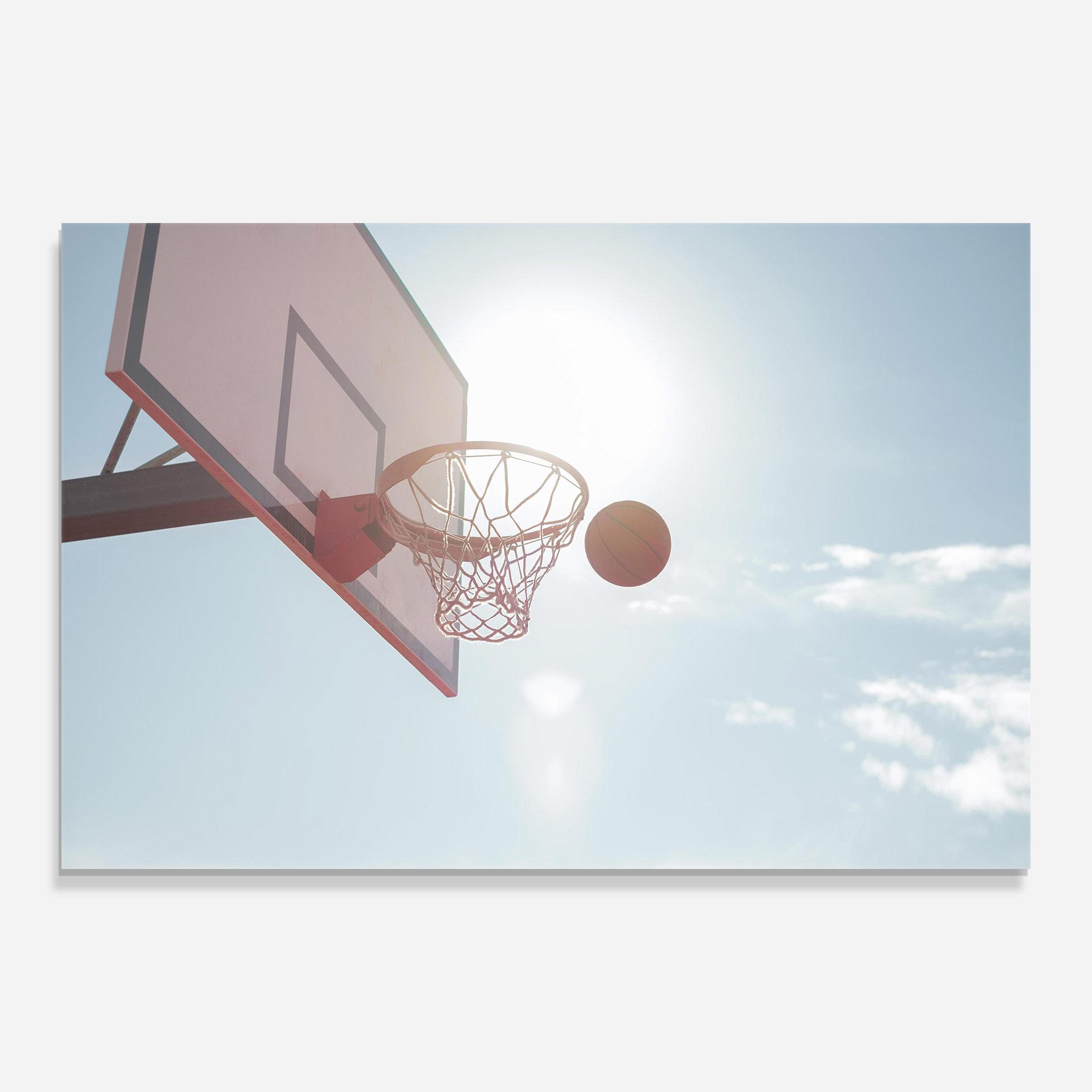 Glasbild Basketball Hoop mockup 0