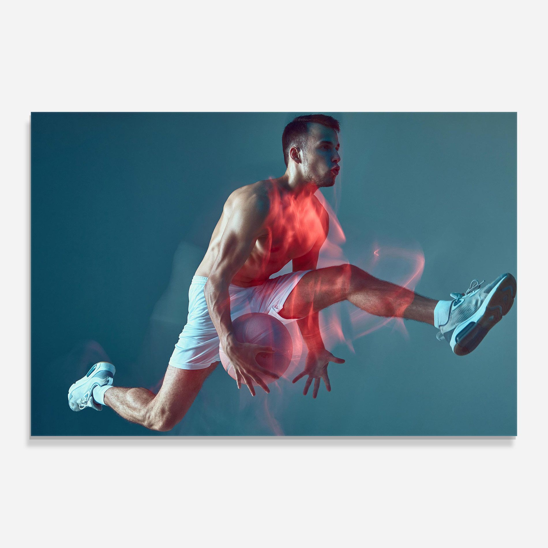 Fire Basketball Player mockup 0