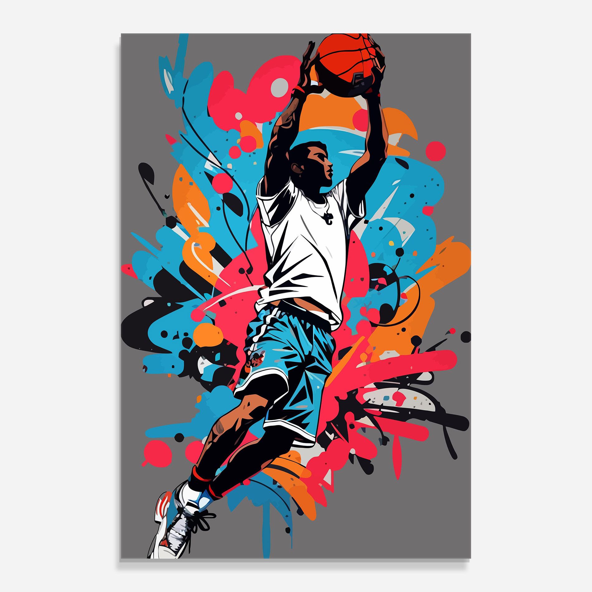 Blue Red Basket mockup 0