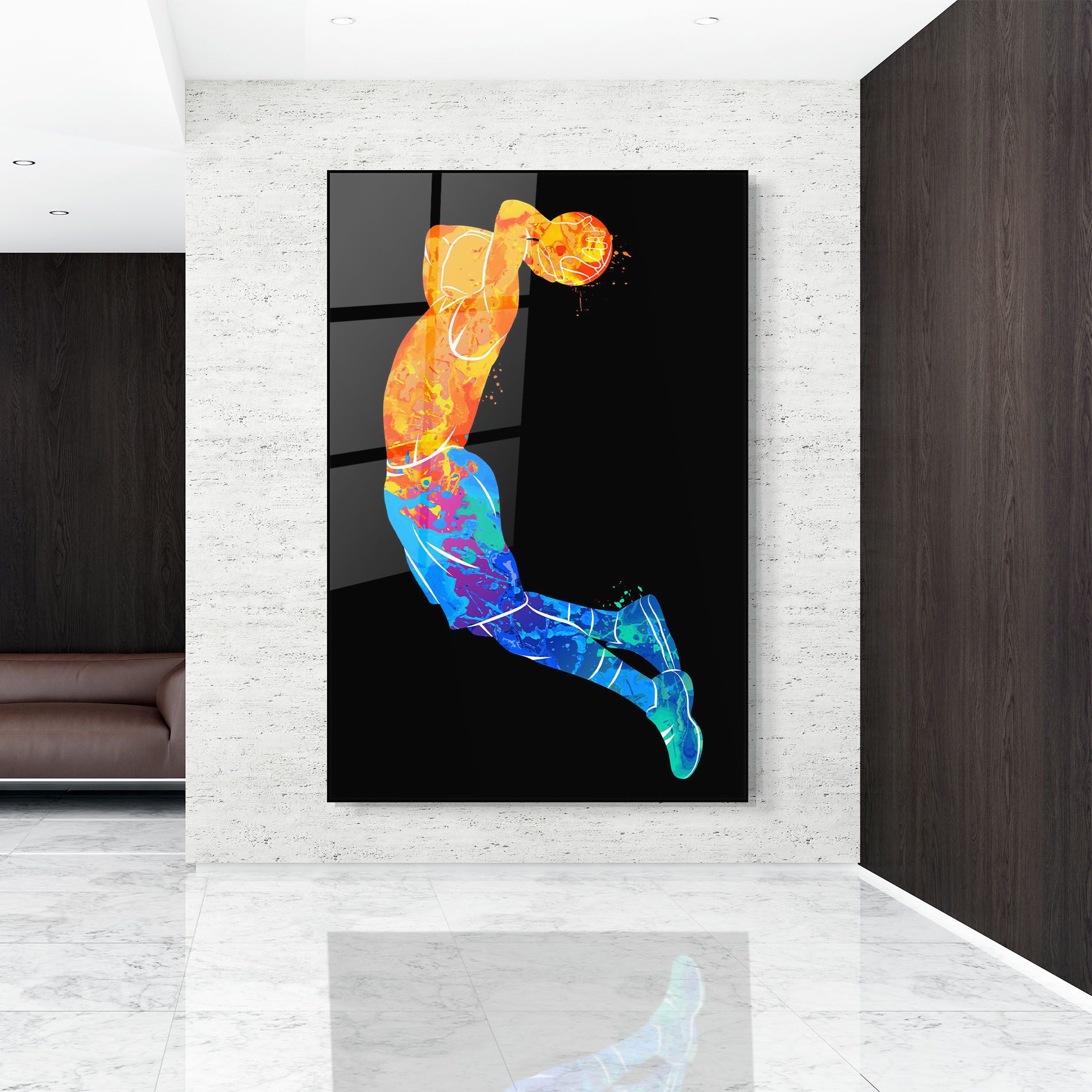 Blue Orange Basket mockup 9