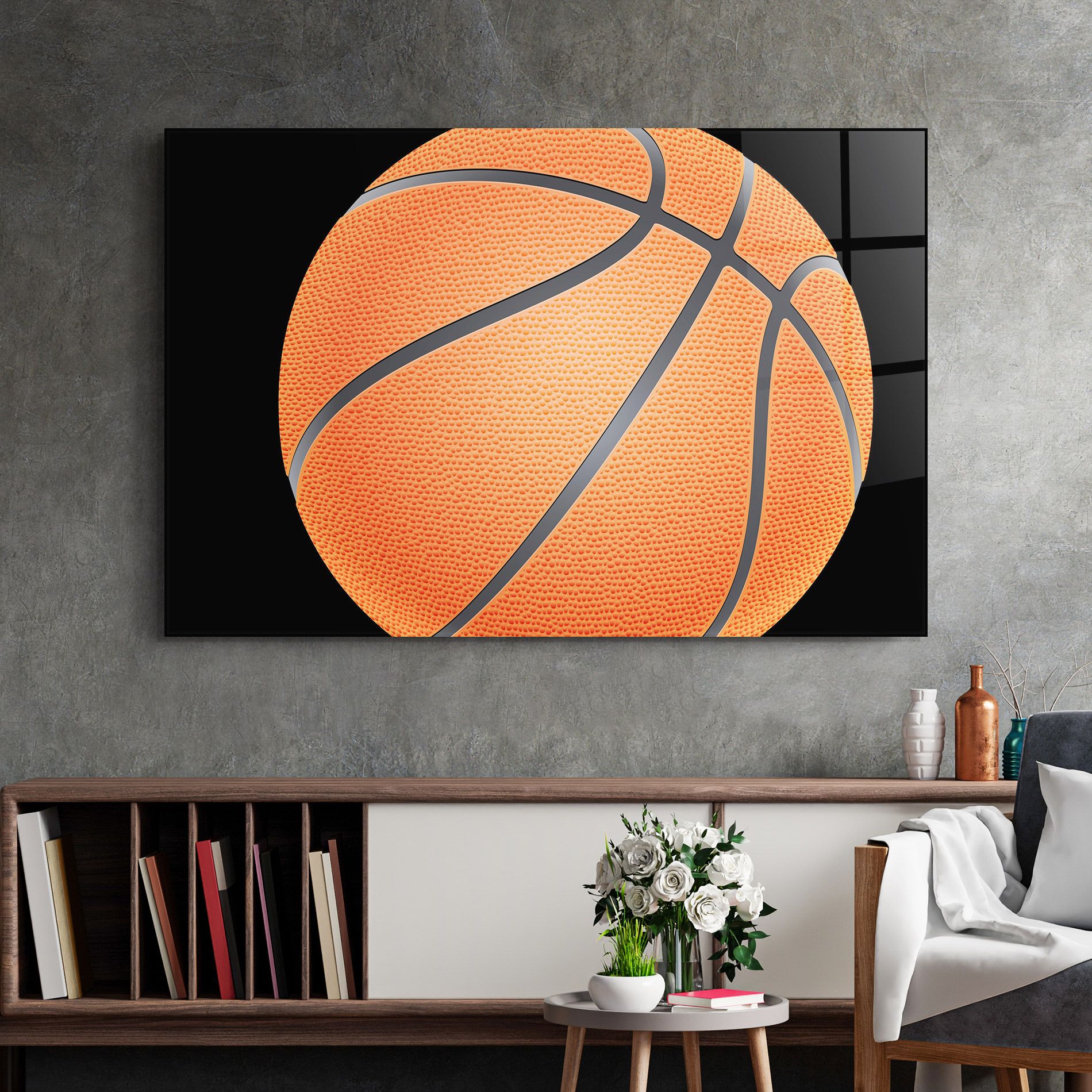 Close Up Basketball mockup 2
