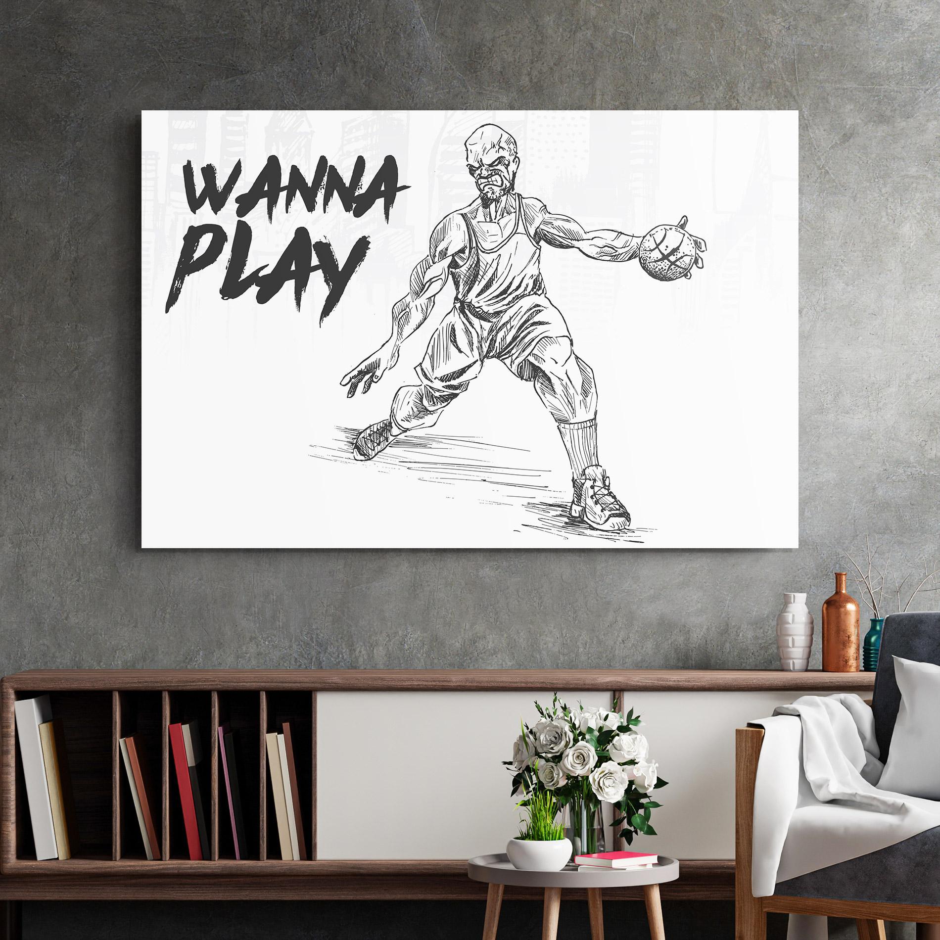 Glasbild Wanna Play Basket mockup 2