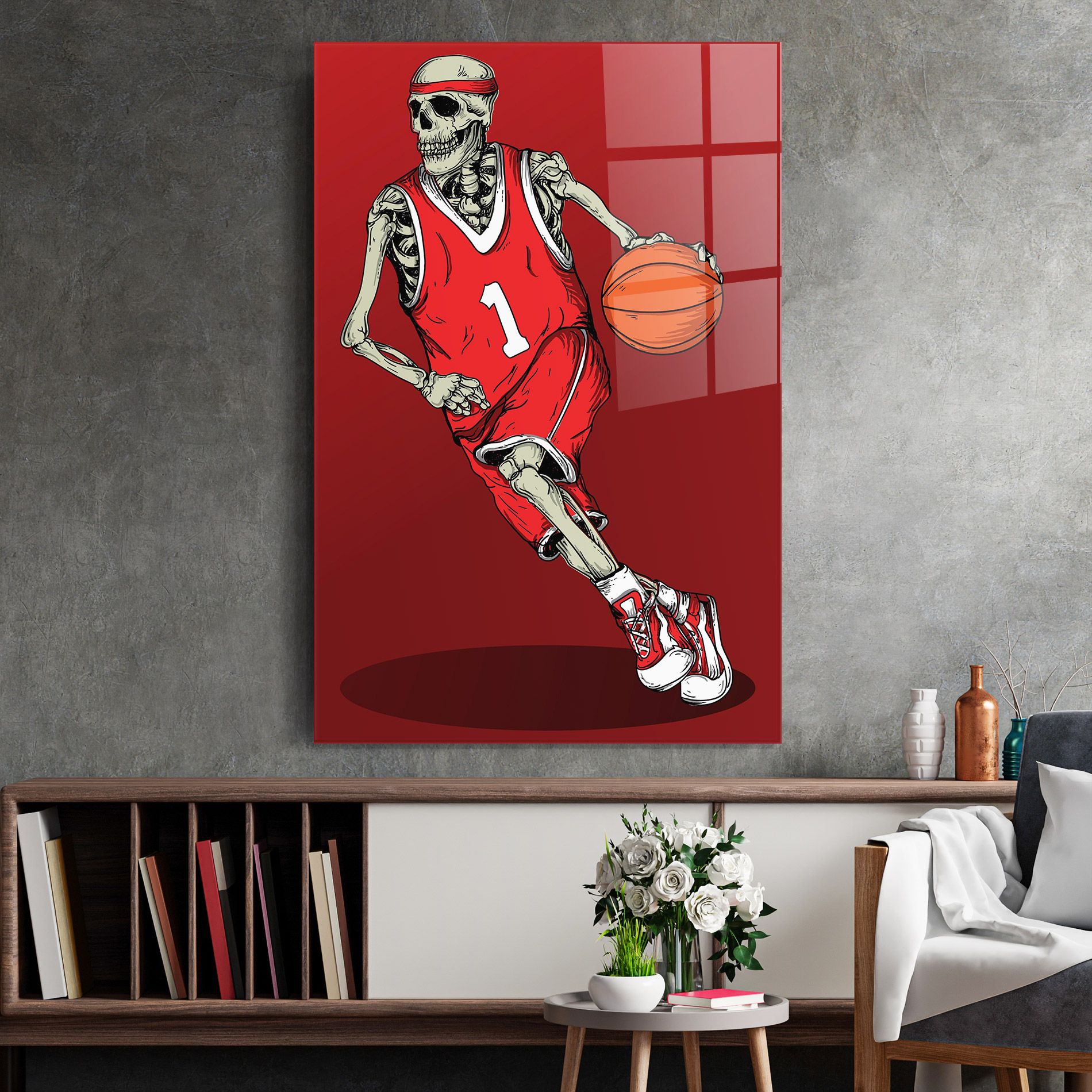 Basketball Skull mockup 2