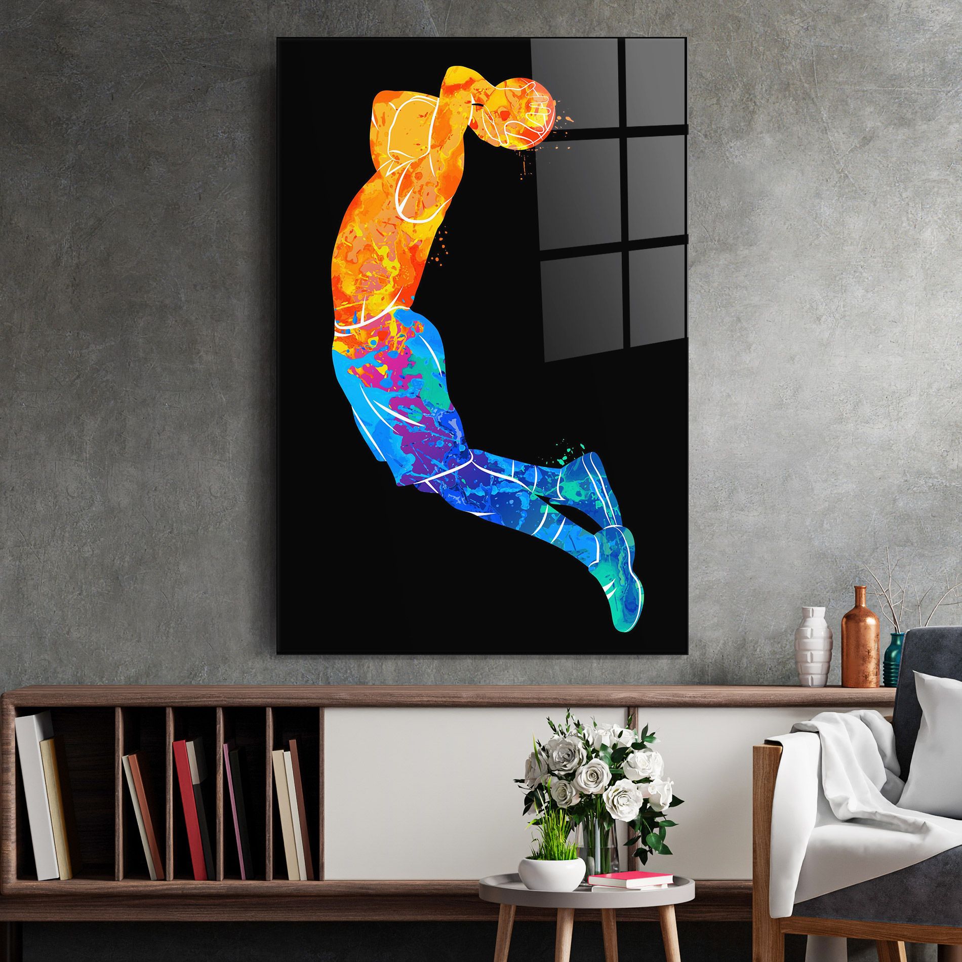 Blue Orange Basket mockup 2