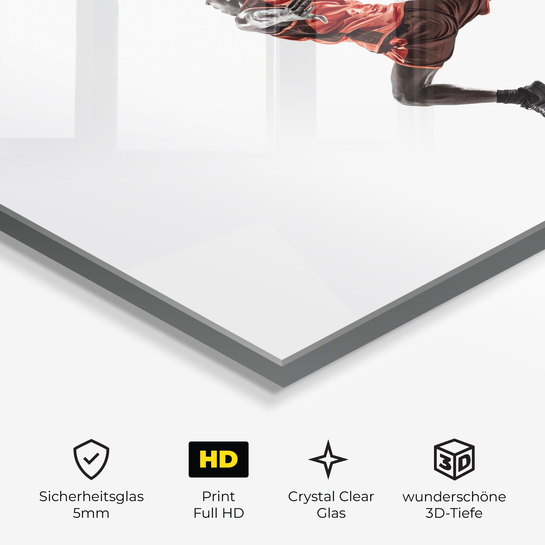 Basketball Player Flying mockup 3