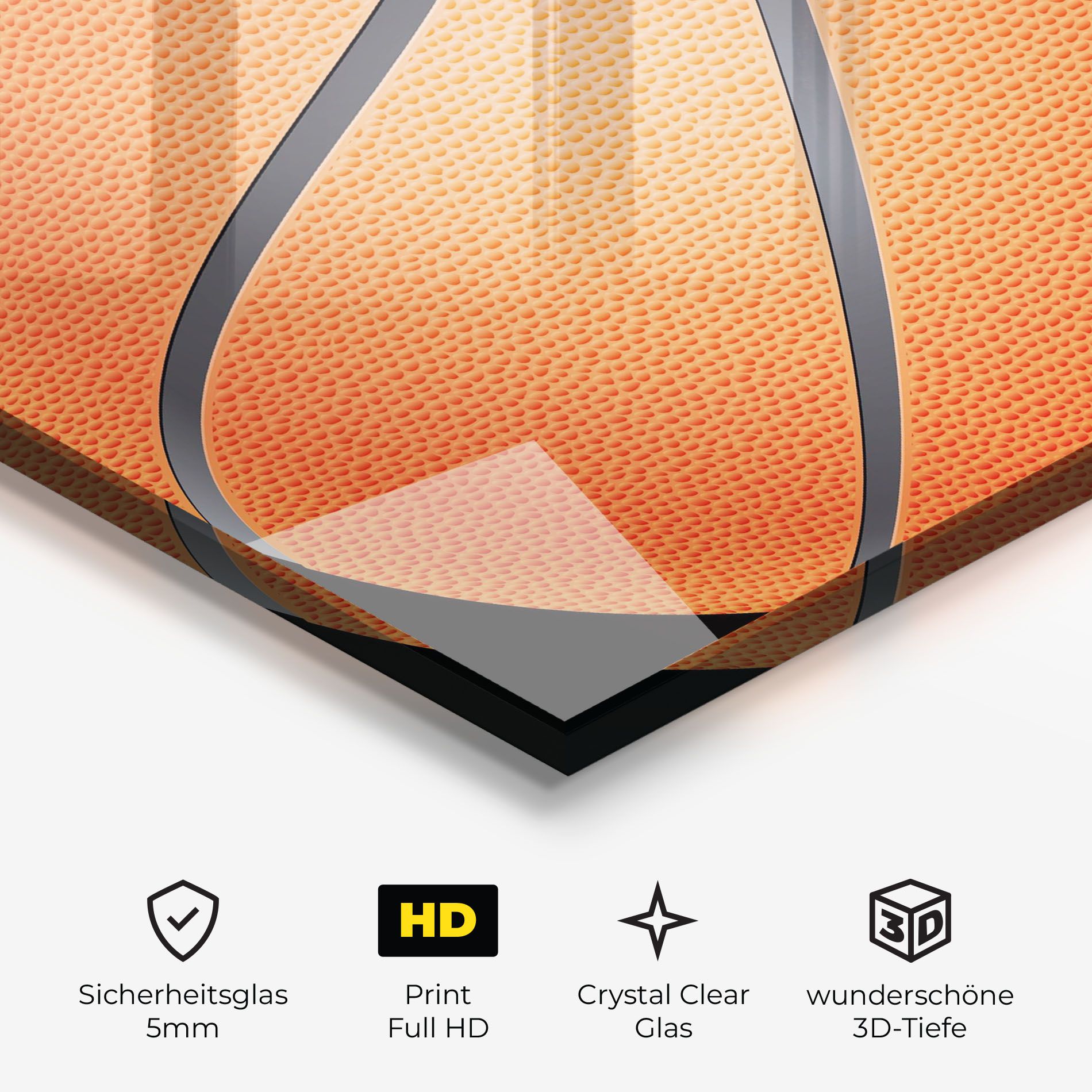 Close Up Basketball mockup 3