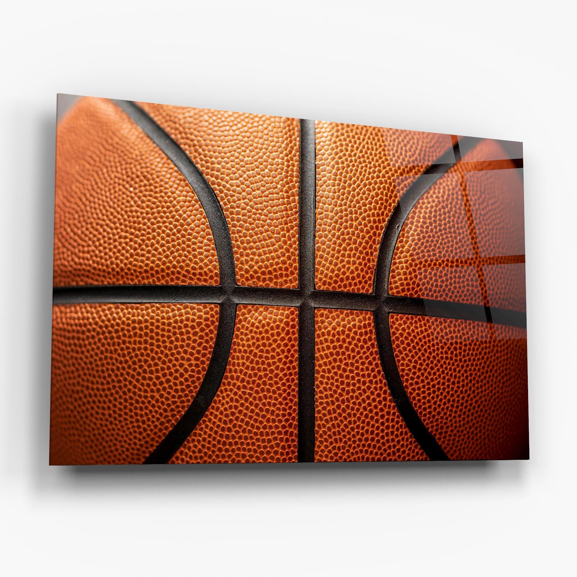 Close Up Leather Basketball mockup 6