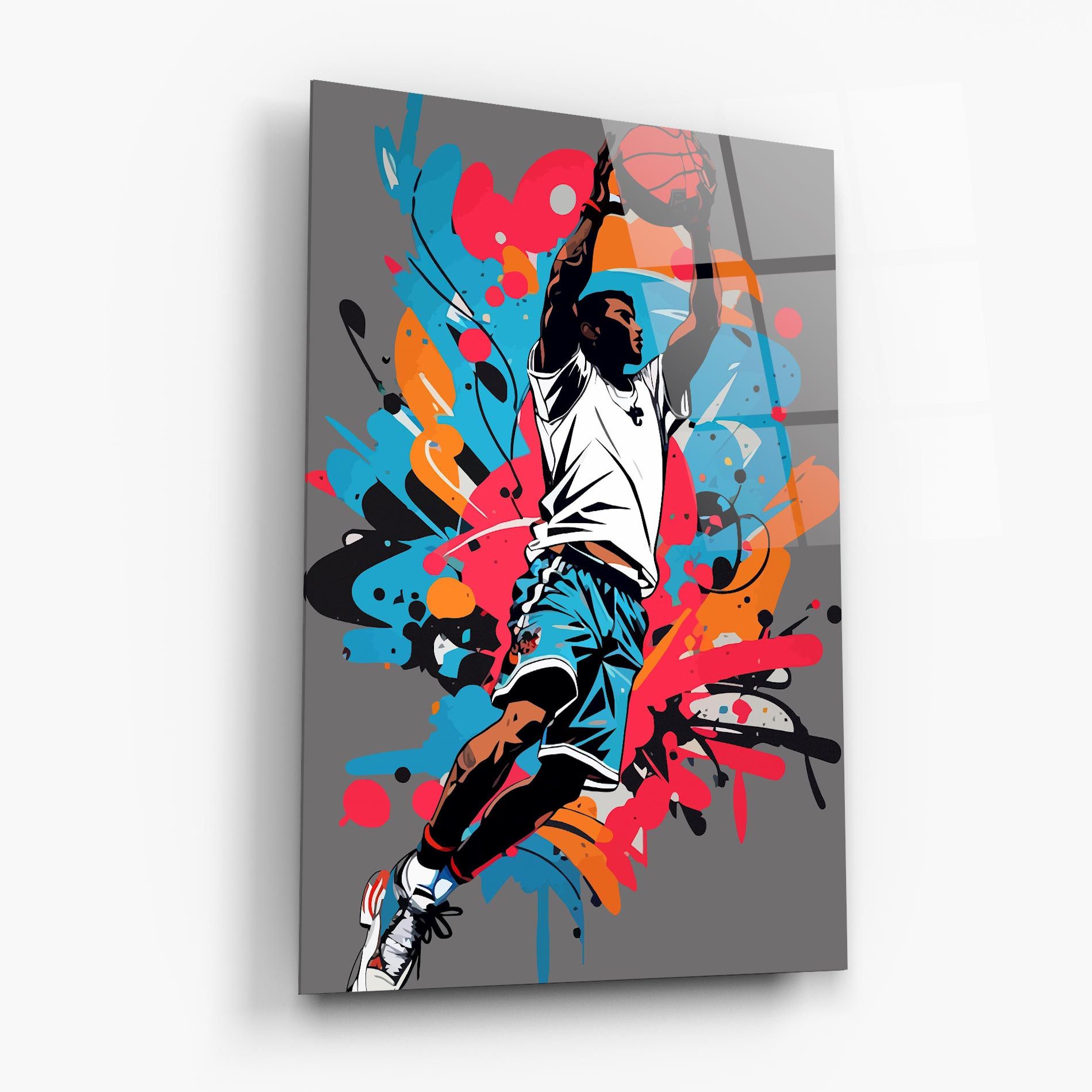 Blue Red Basket mockup 6