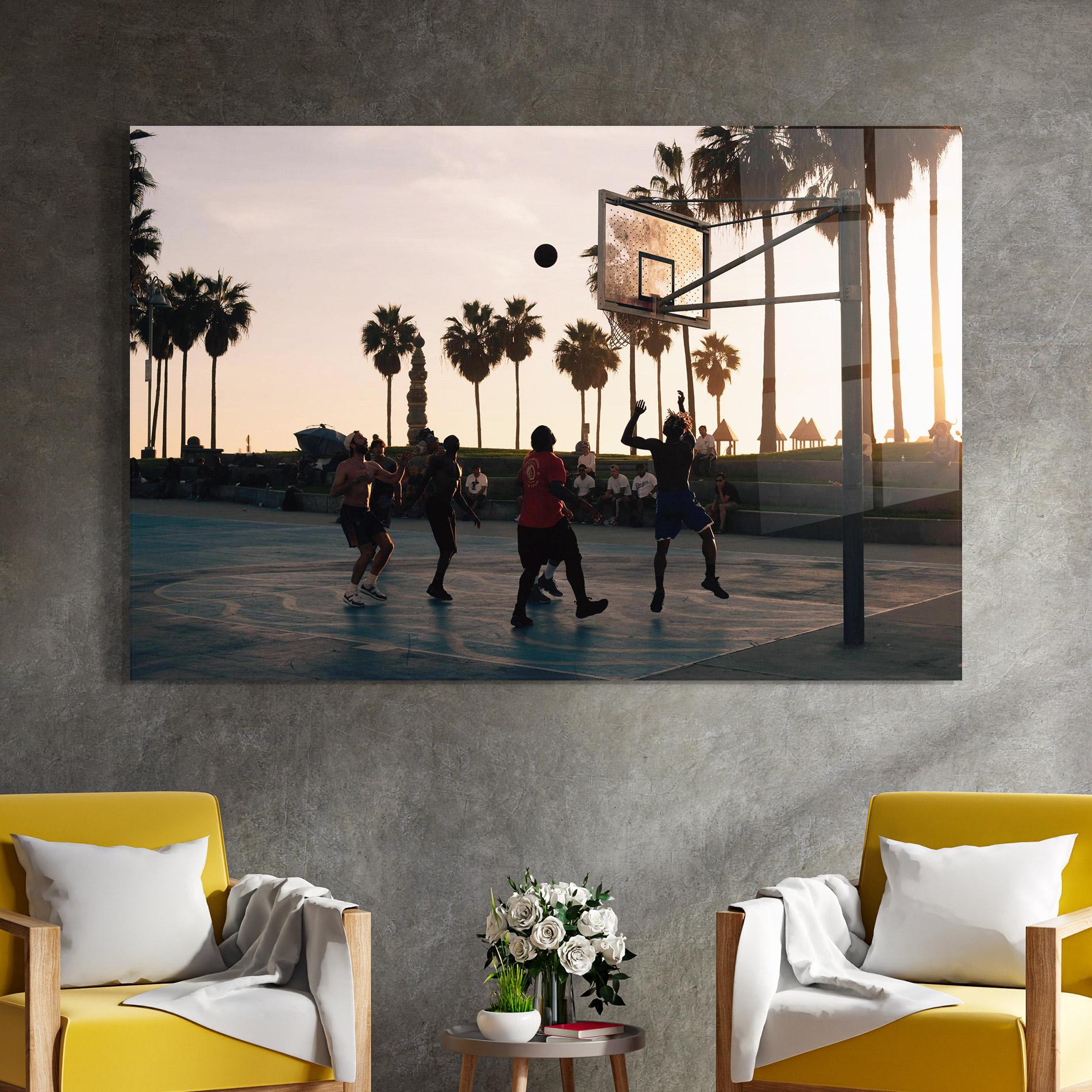 Glasbild Basketball Friends mockup 4